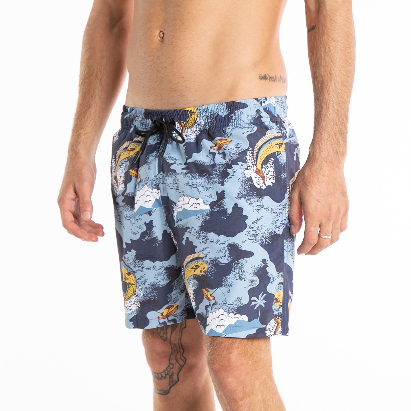 Short Mahi Blue