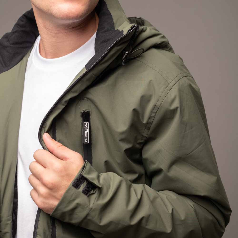 Campera Abrigo Matching Army