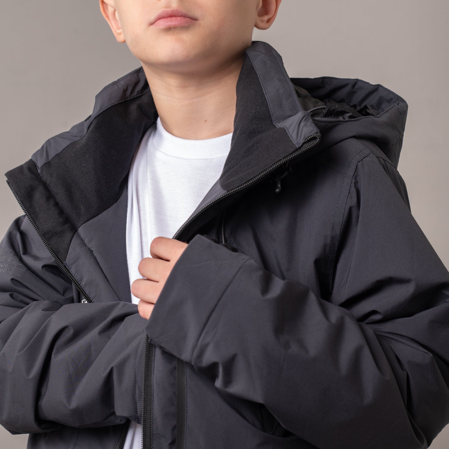 Campera Abrigo Rusty Matching Jacket Jr* Coal