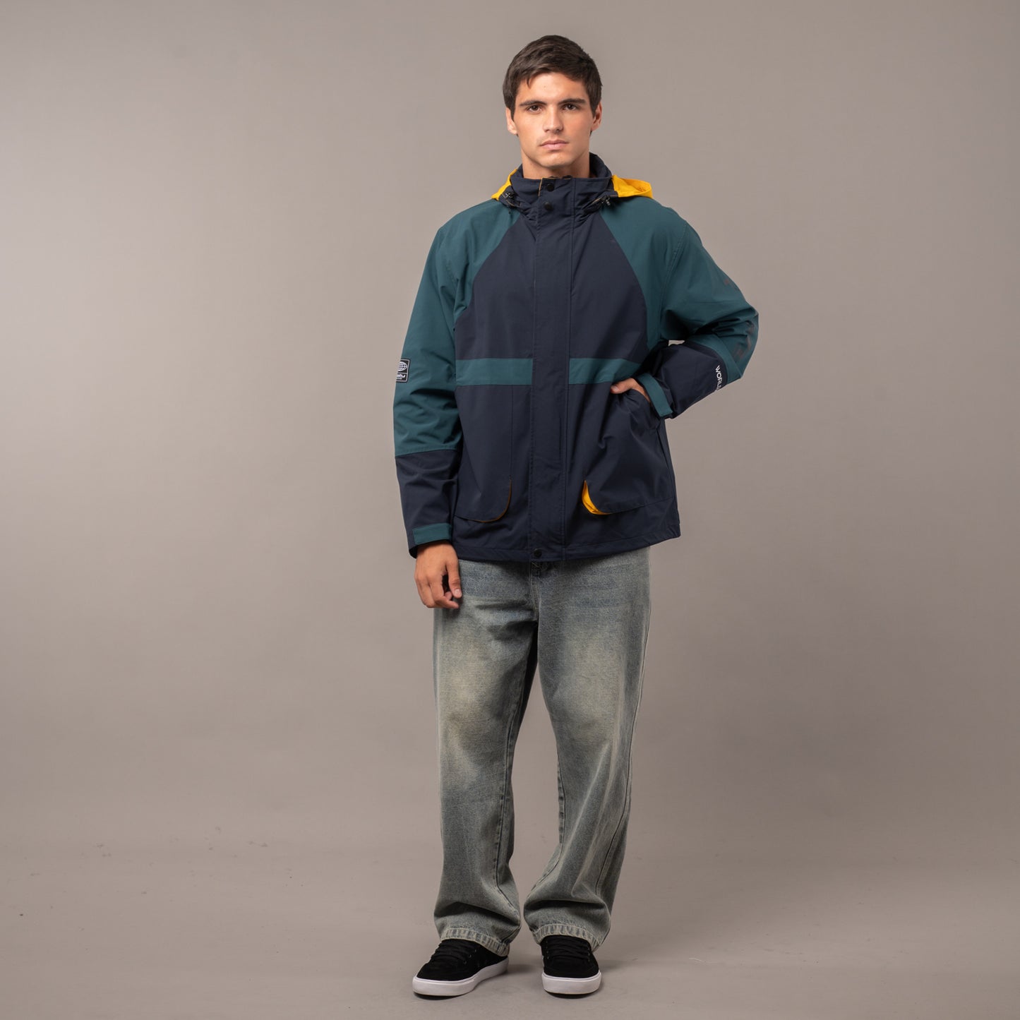 Campera Liviana Mi Sensi Zip Thru Navy Blue