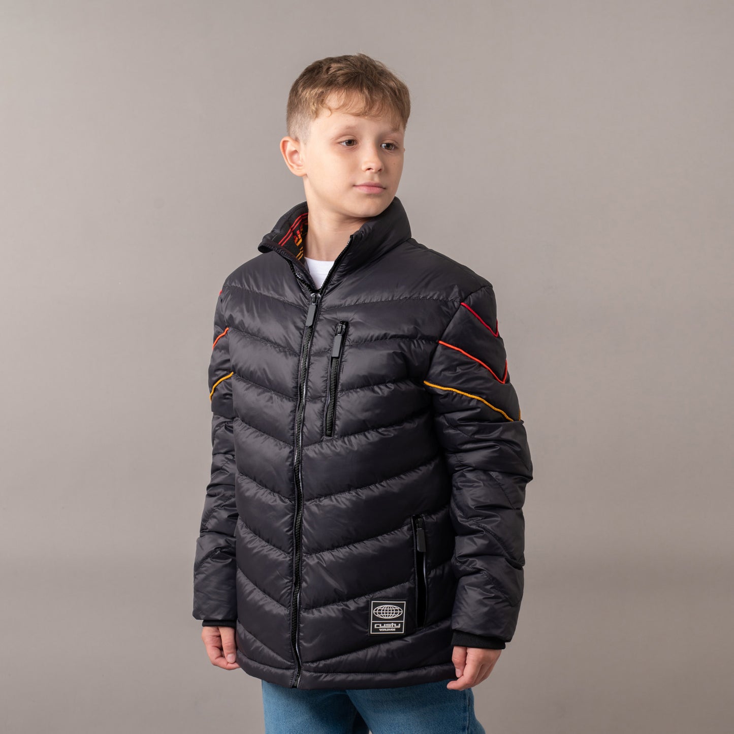 Campera Abrigo Rusty Mobiler Jacket Jr* Black