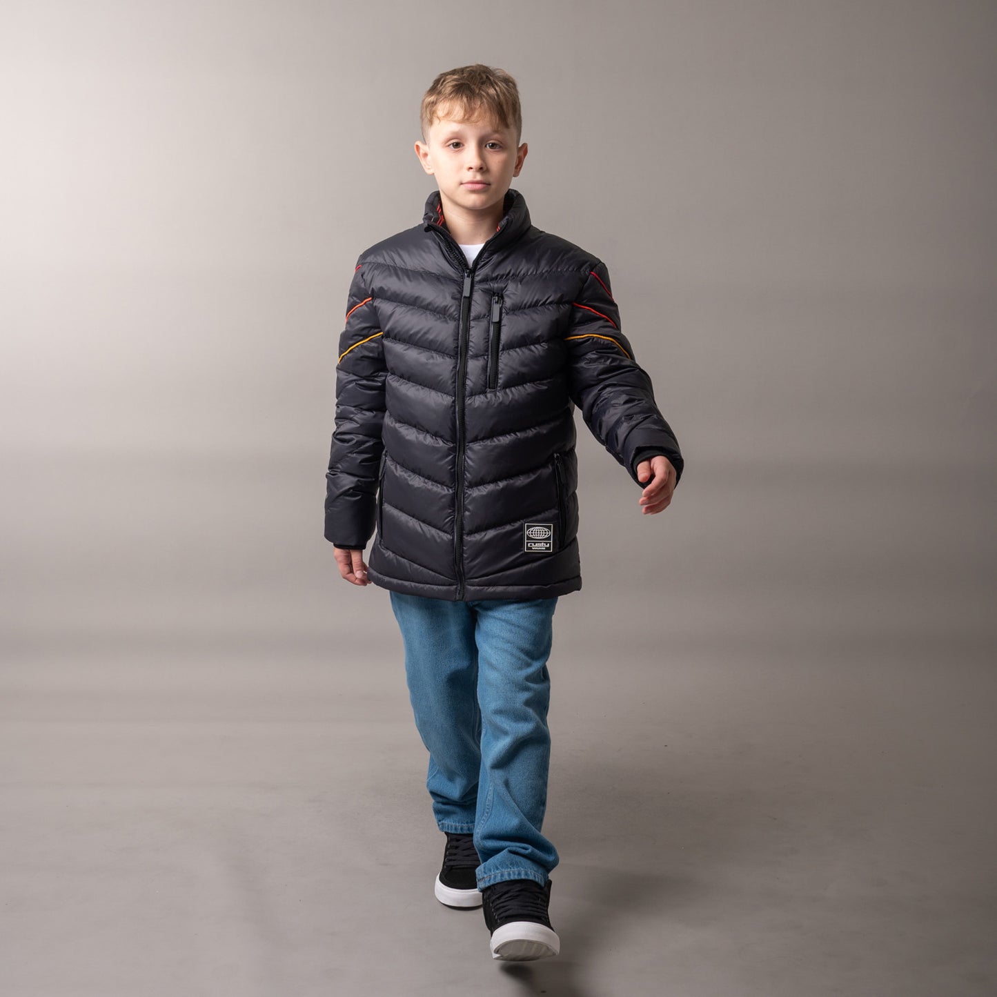 Campera Abrigo Rusty Mobiler Jacket Jr* Black