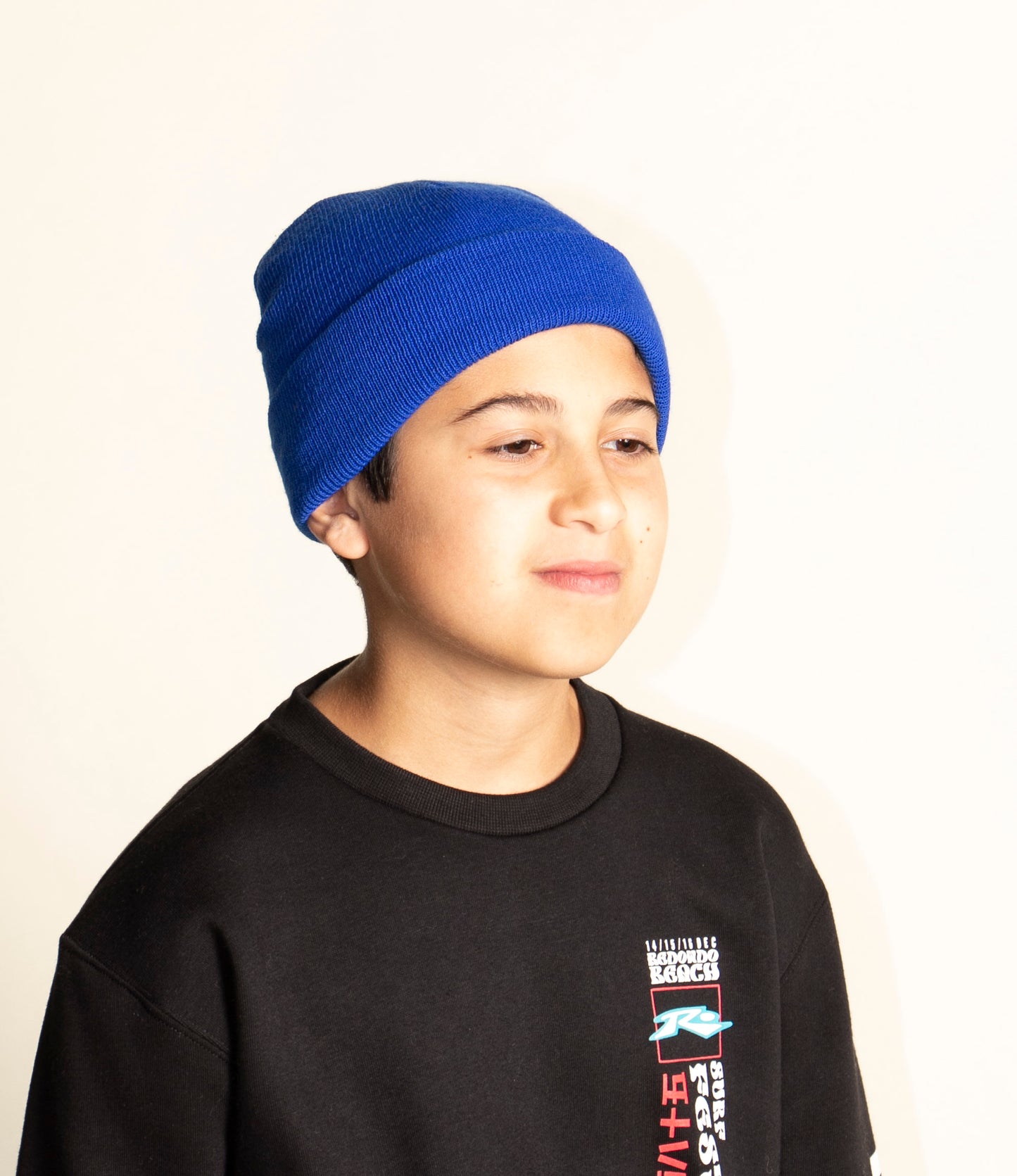 Rusty Mountain Beanie Jr Azul Francia