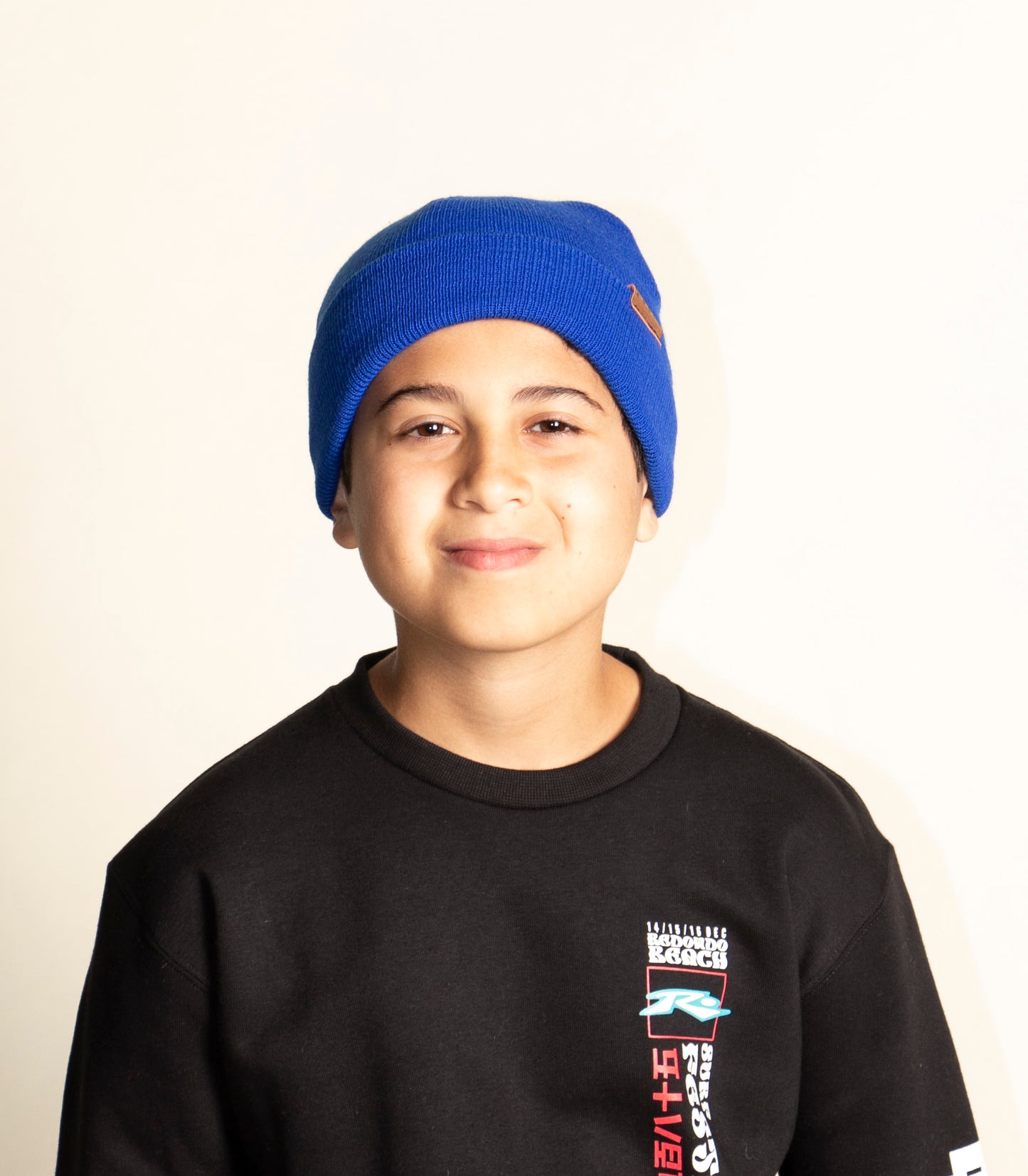 Rusty Mountain Beanie Jr Azul Francia