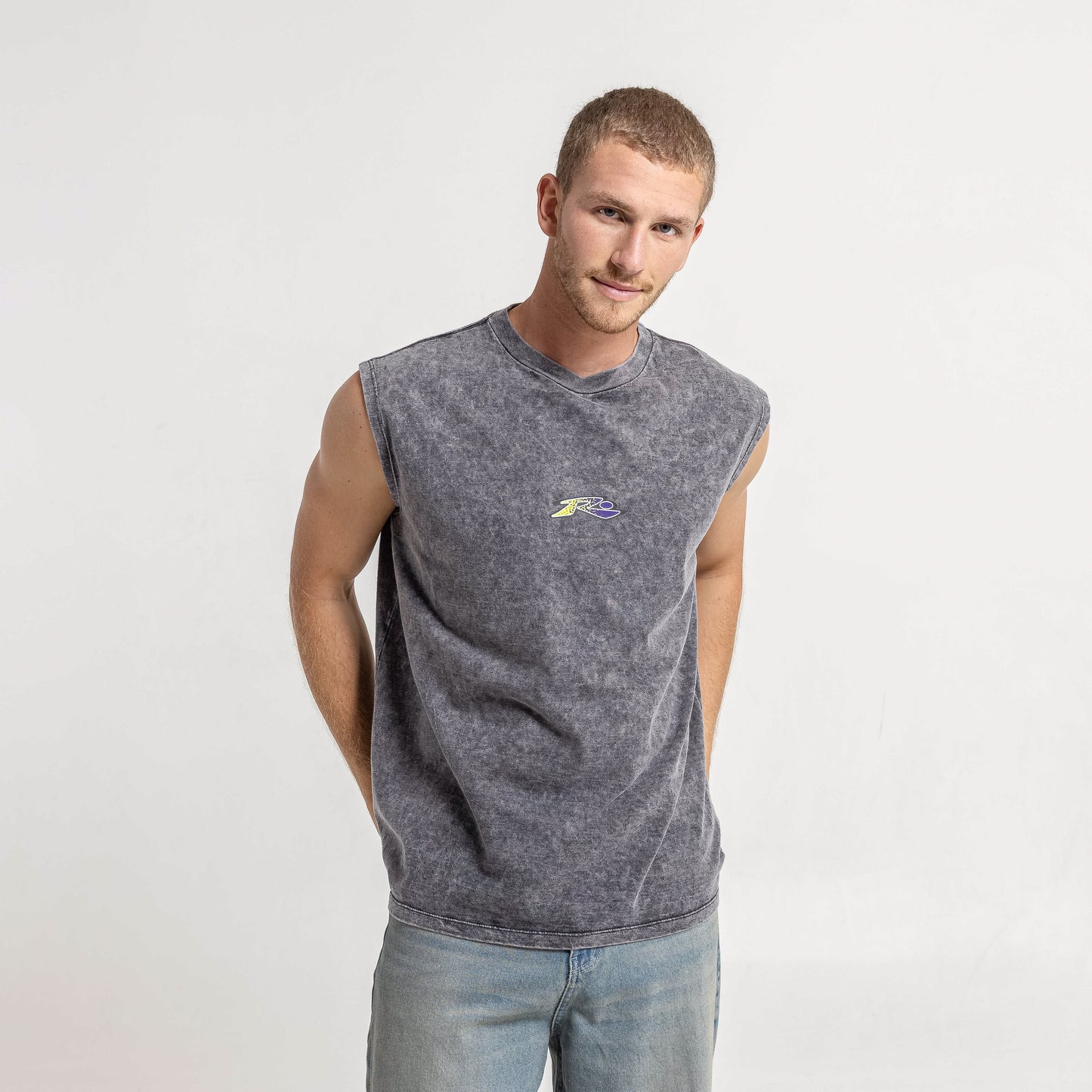 Musculosa Surf Frames Process Black