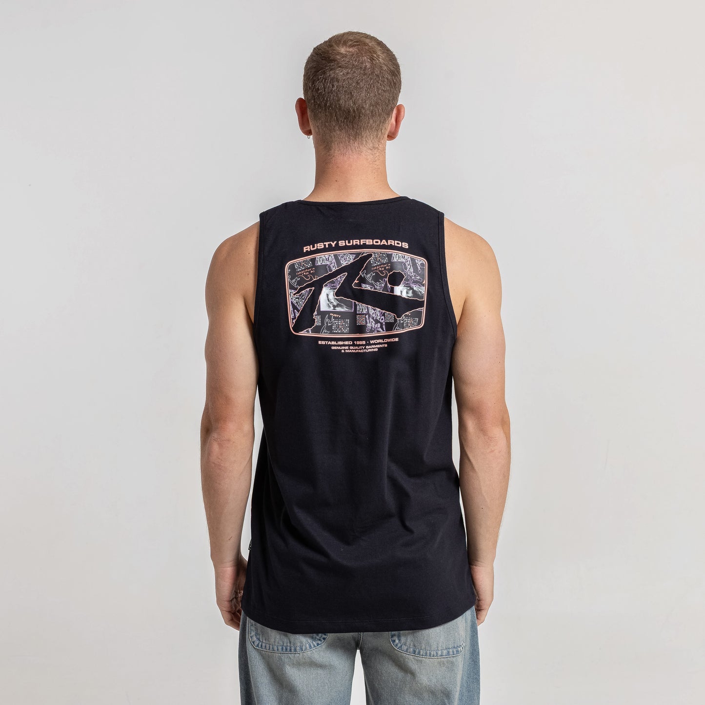 Musculosa Surf Night Black