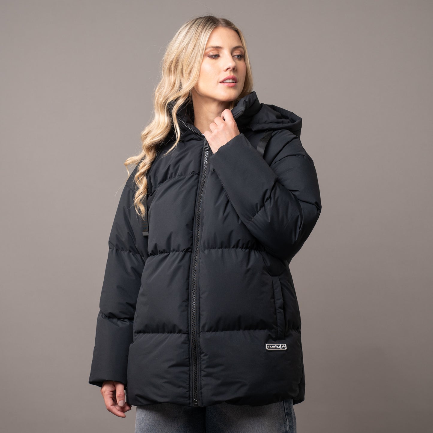 Campera Abrigo Overnight Black