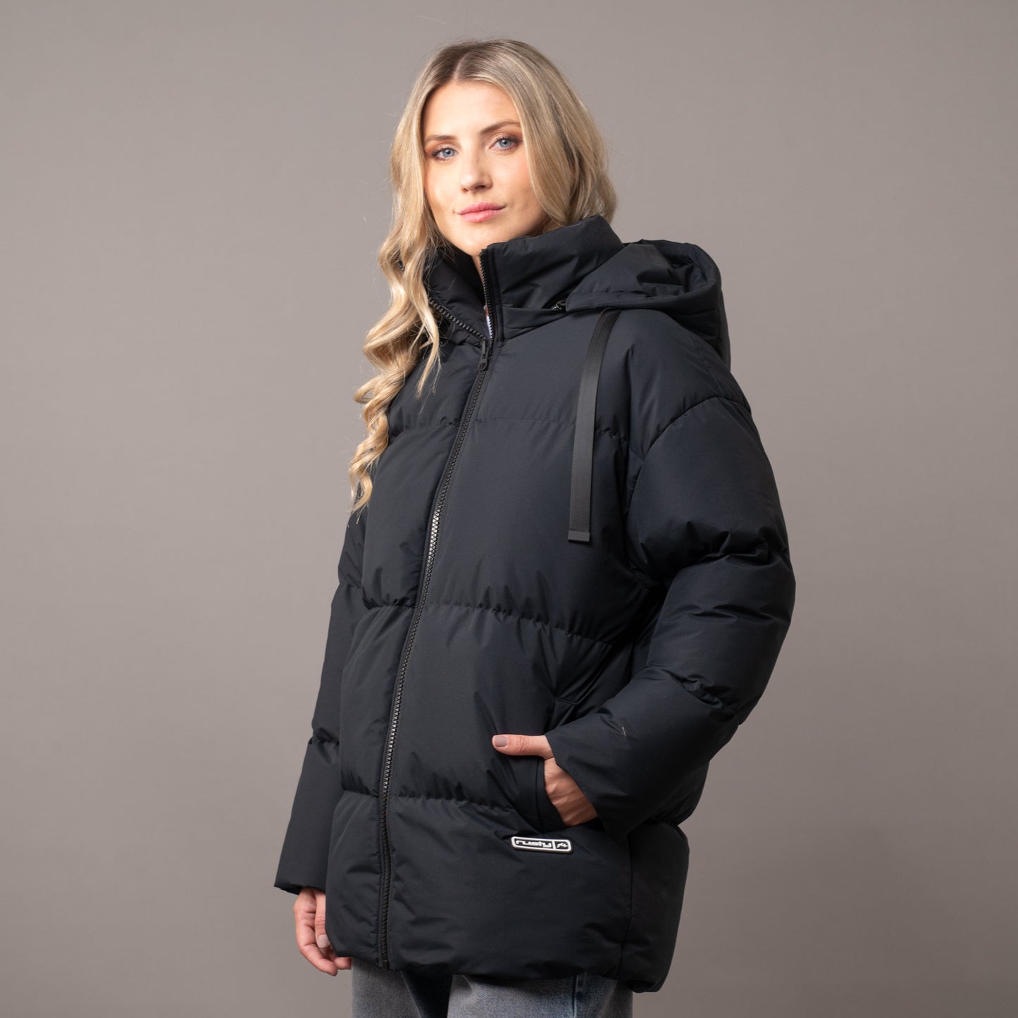Campera Abrigo Overnight Black