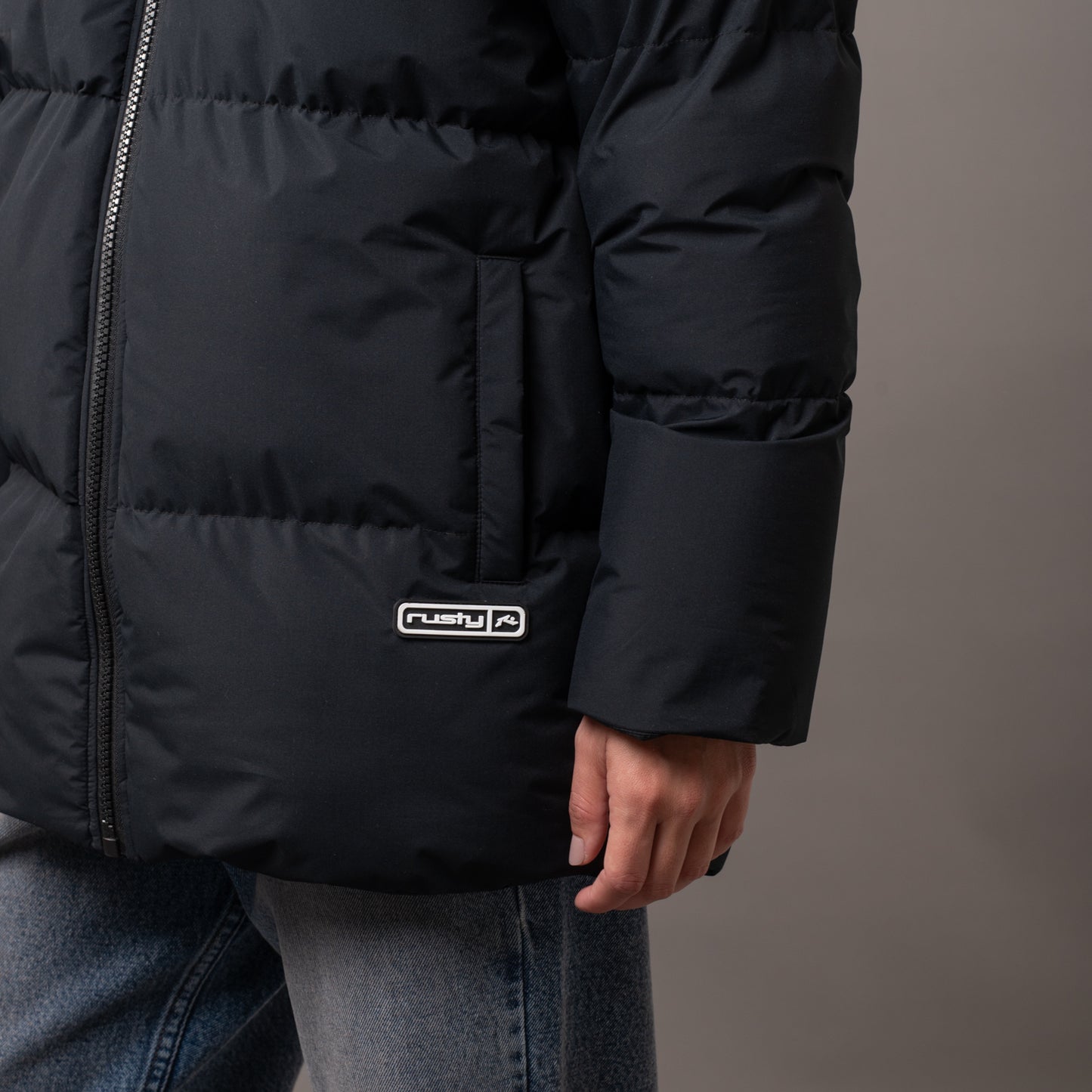 Campera Abrigo Overnight Black