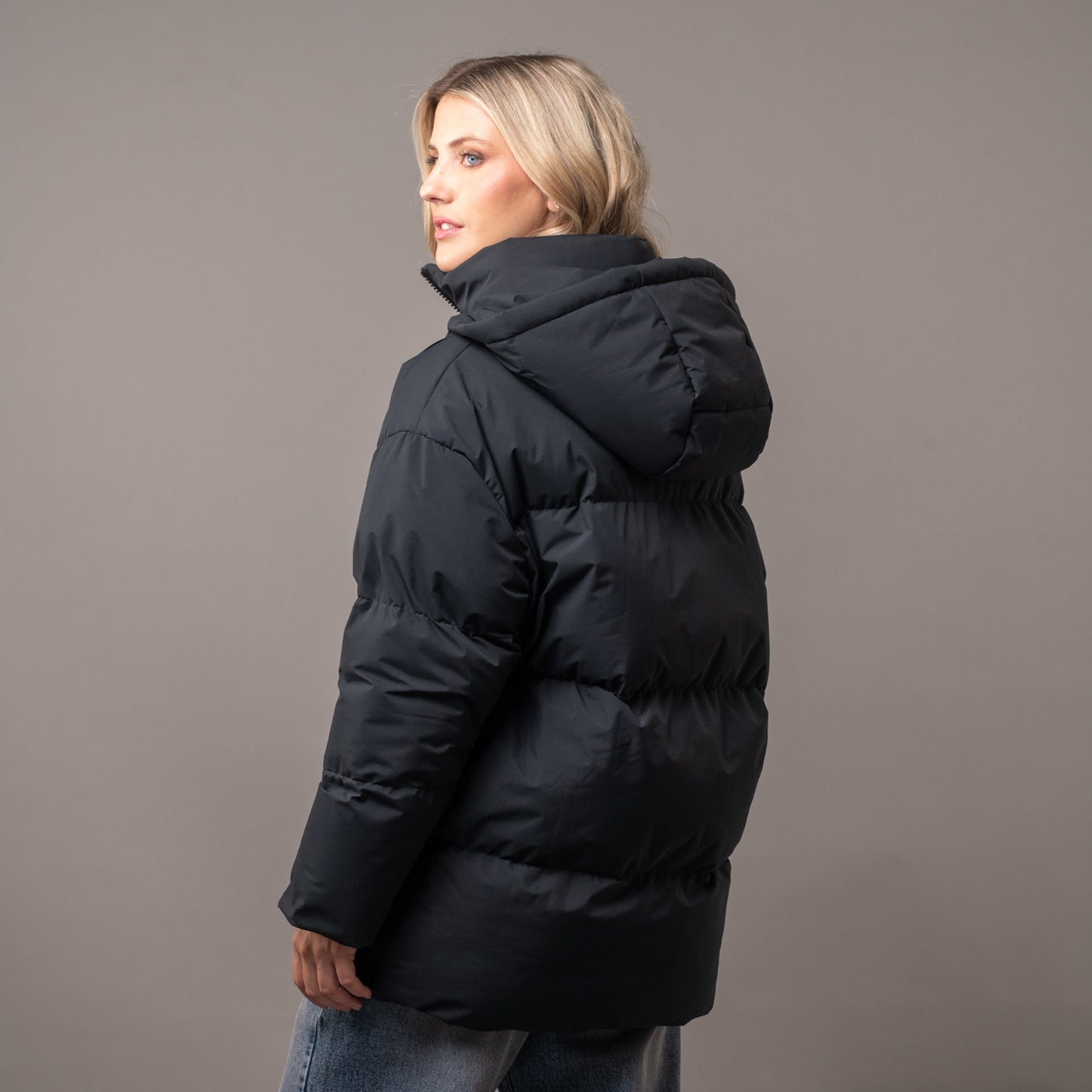 Campera Abrigo Overnight Black