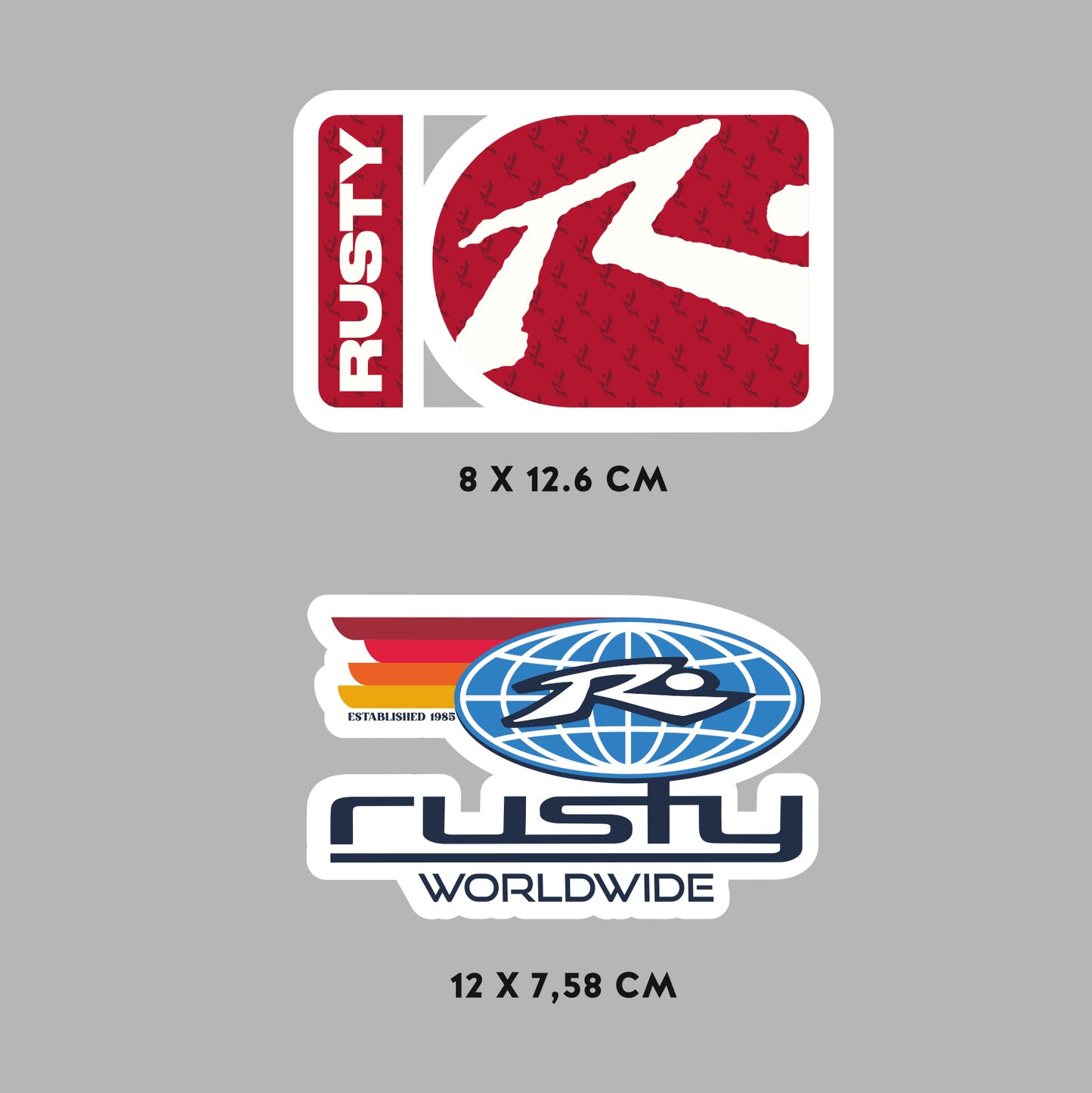 Calcos Rusty Stickers Pack X5 Surtido 11