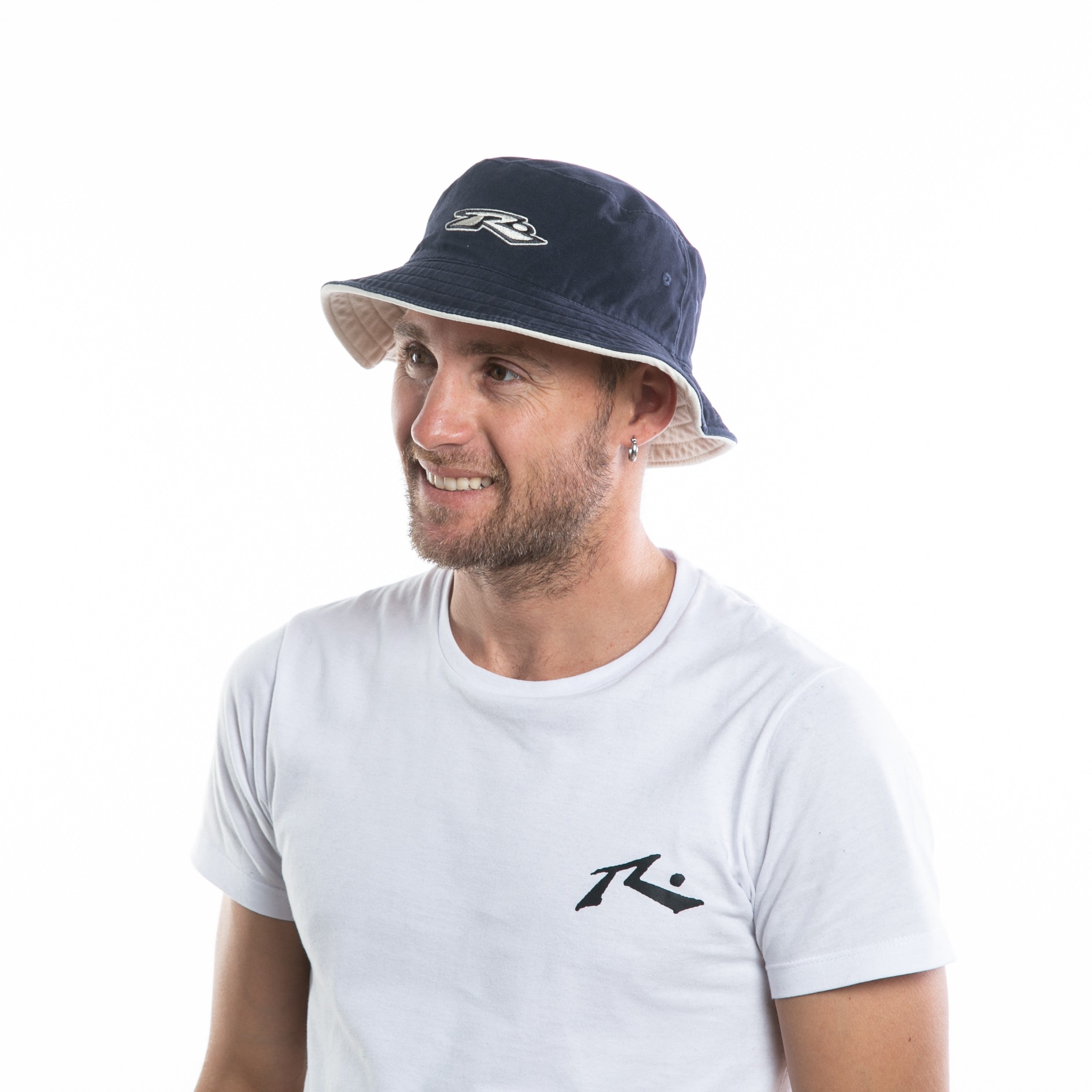 Pilusos Plymouth Reversible Bucket Navy Blue
