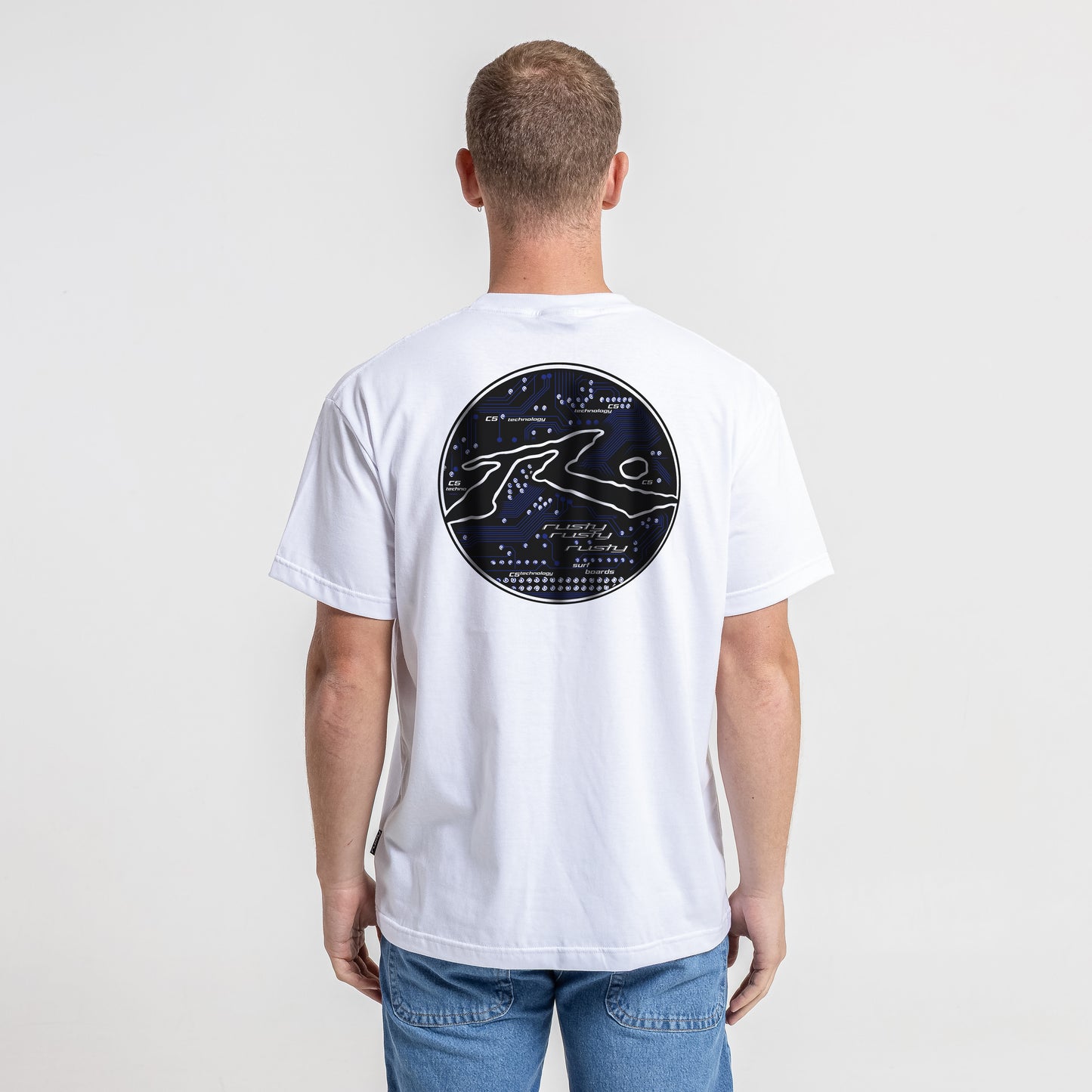 Remera Circuit 2000 White