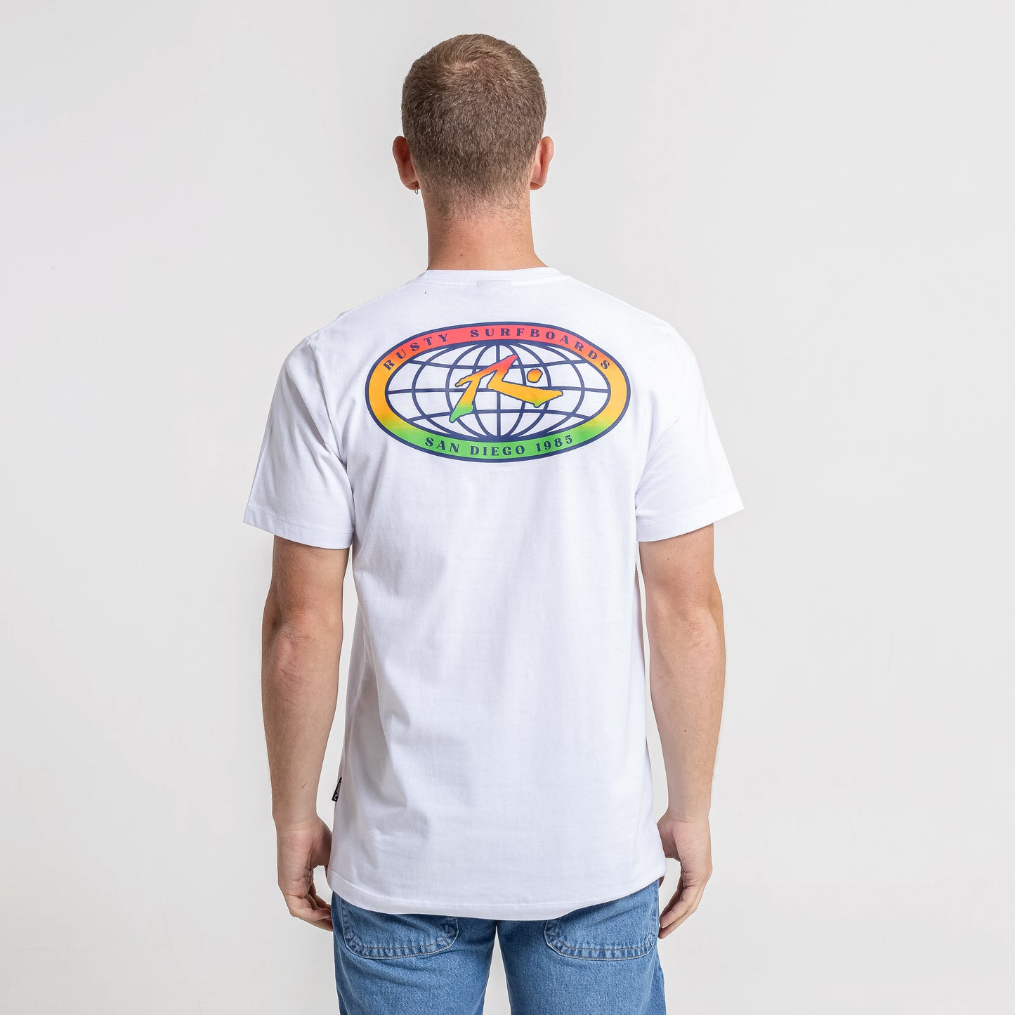 Remera Colors Of World White