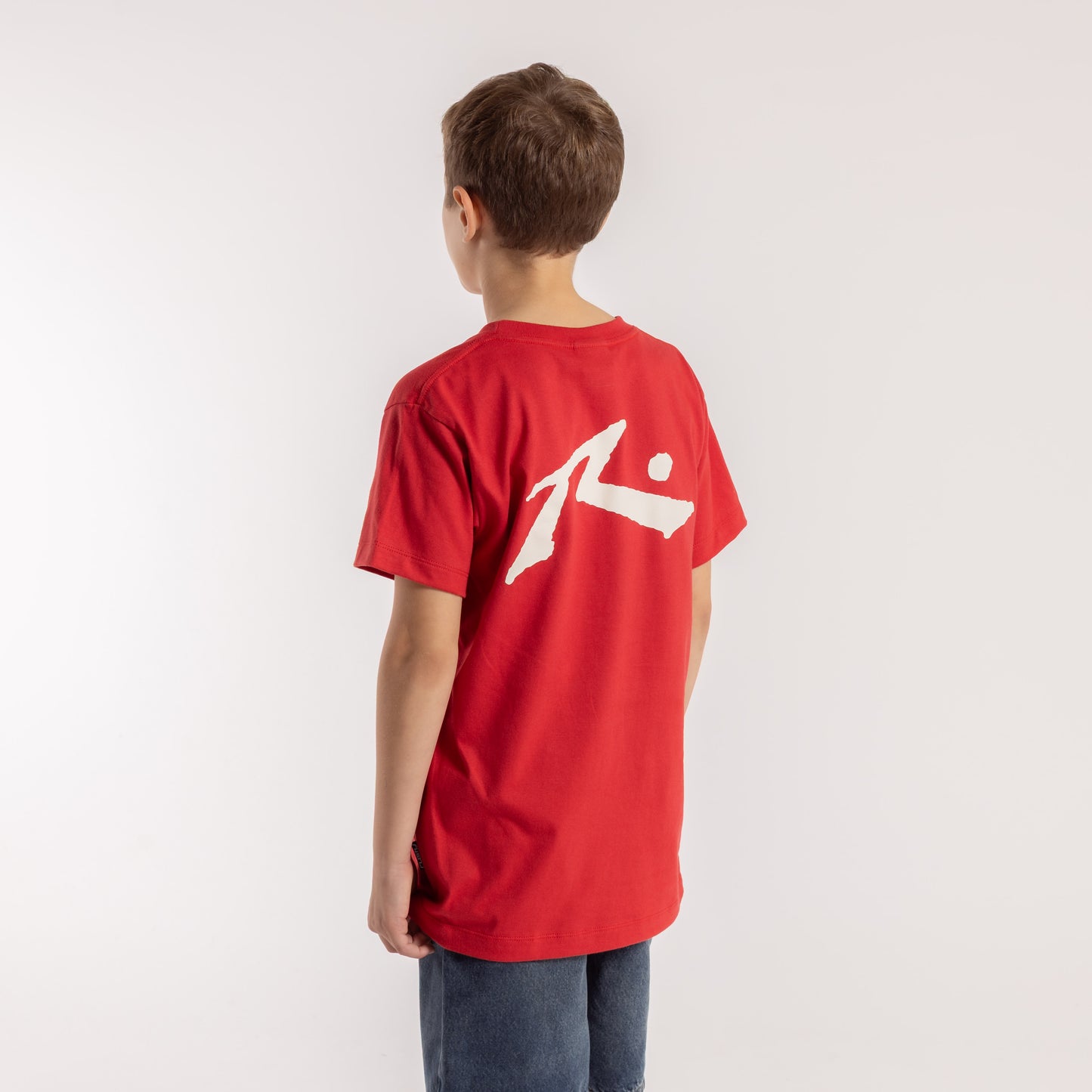 Remera Competition Junior Red/Ecru