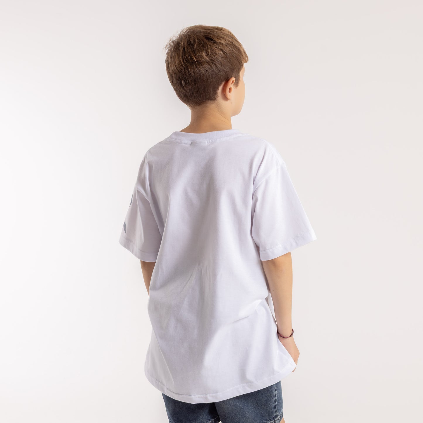 Remera Comp Revolution Junior White/Denim Blue
