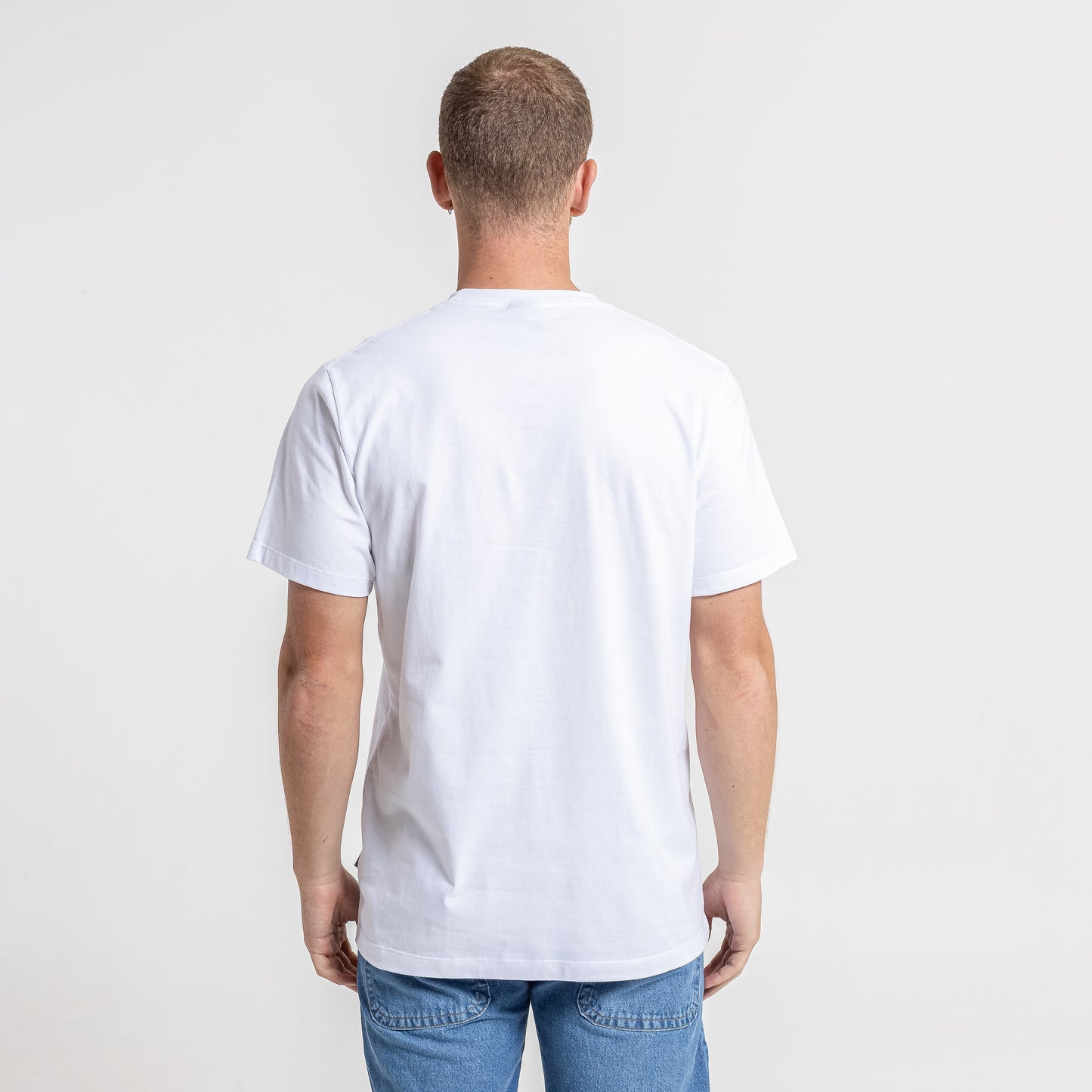 Remera Half Moon White