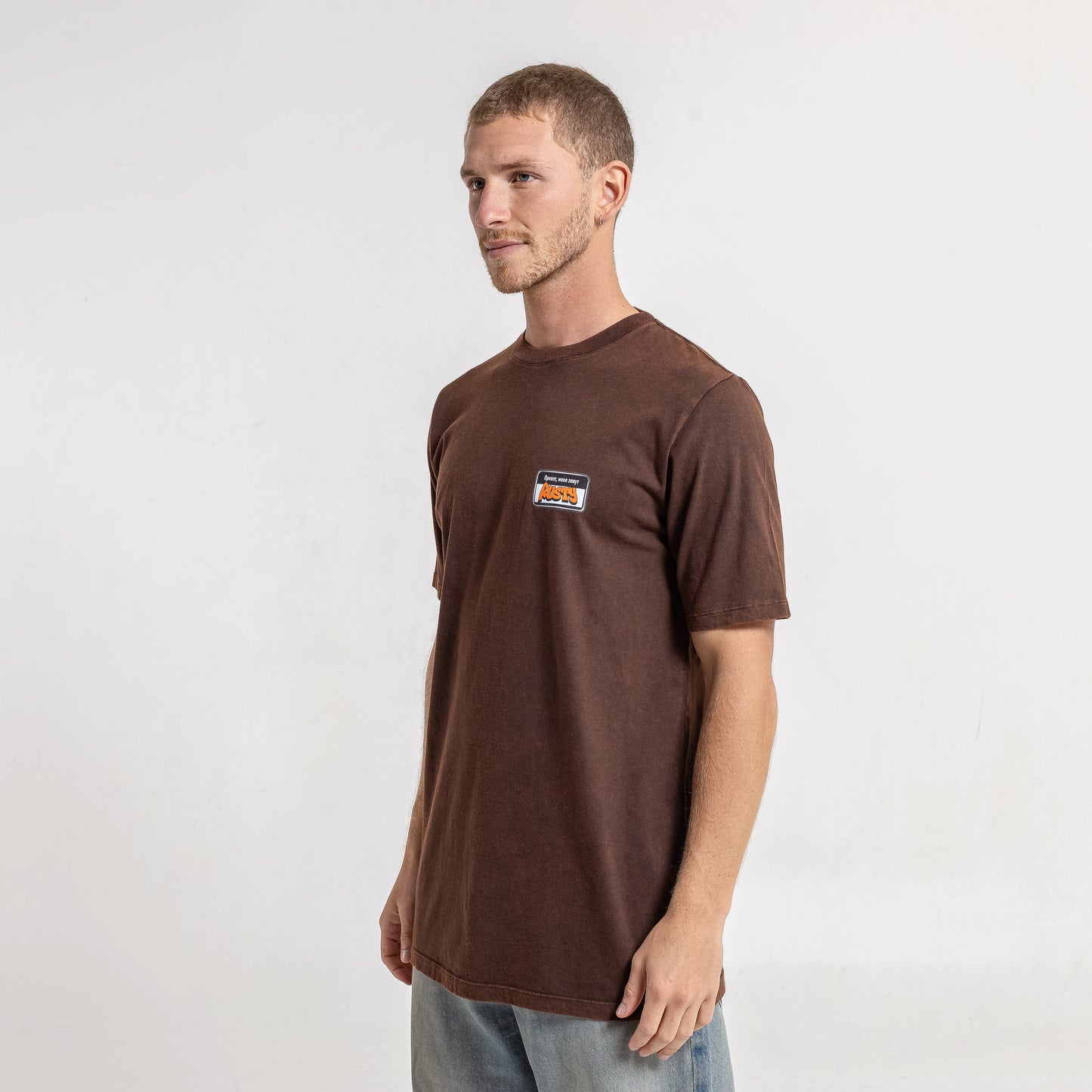 Remera Patching Process Brown