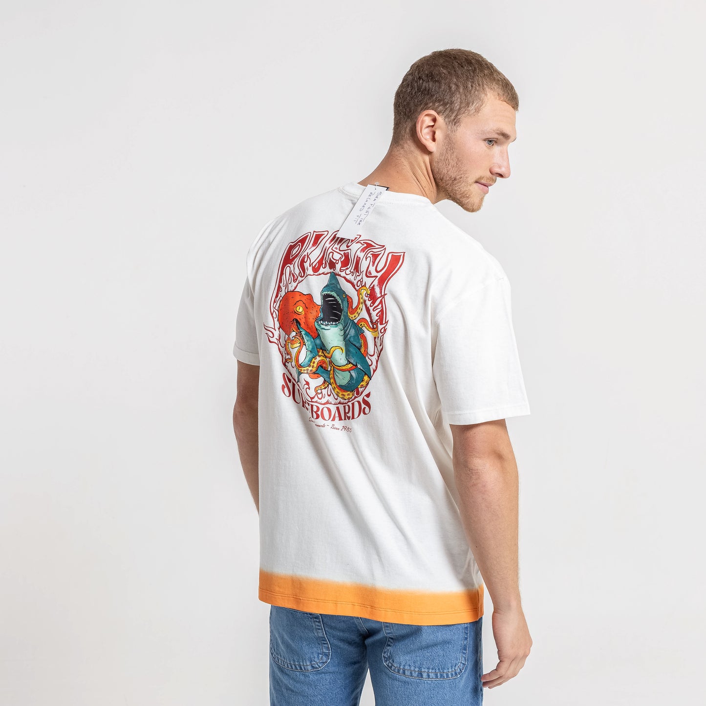 Remera Sea Figth Ecru