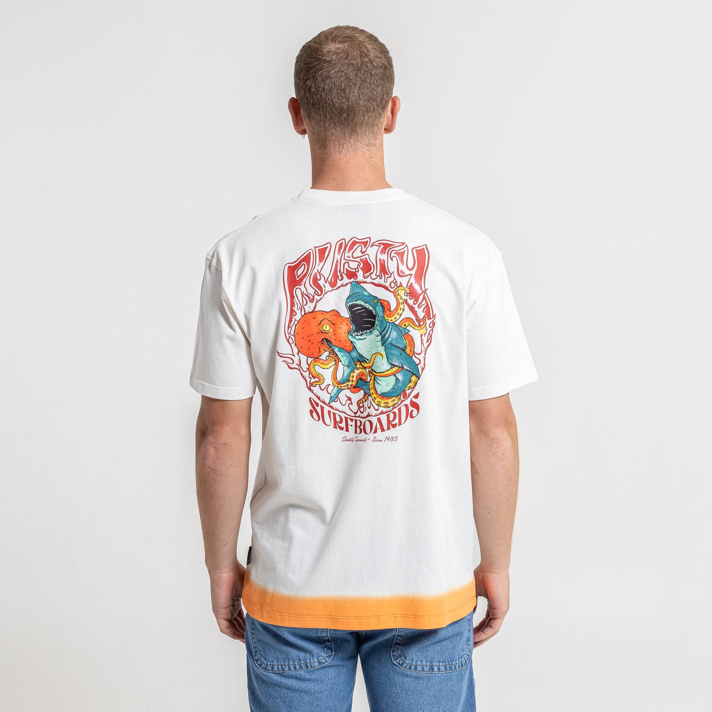 Remera Sea Figth Ecru