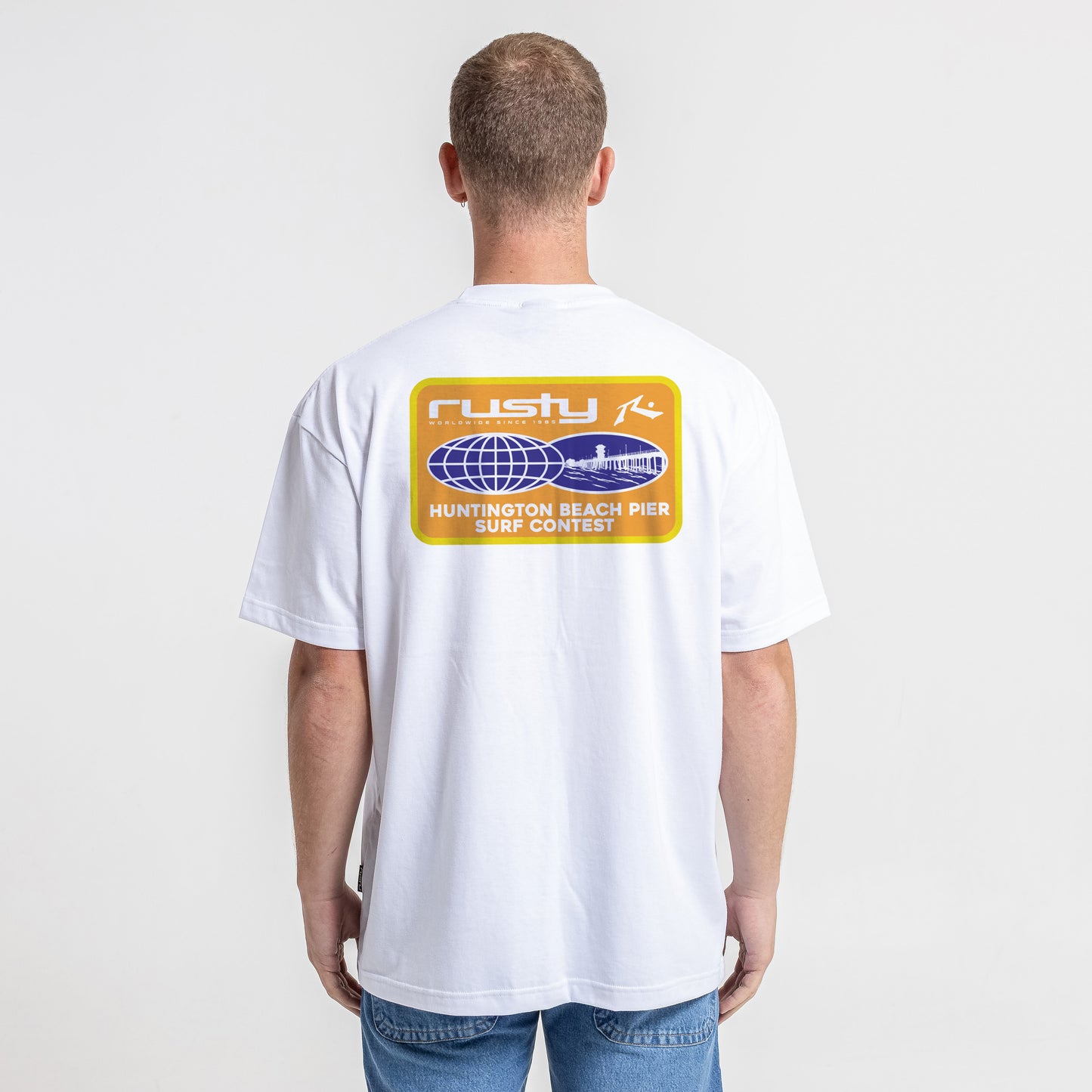 Remera Surf Contest Hb White