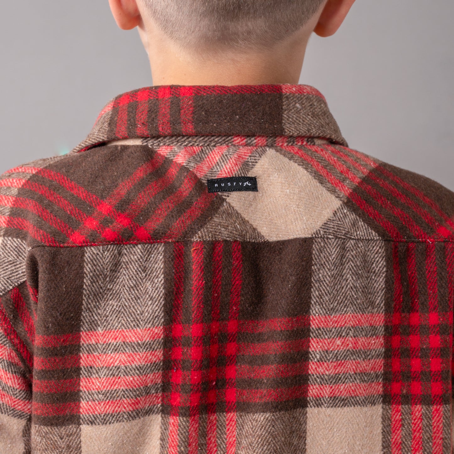 Camisa Rumbler Jr Brown/Magenta