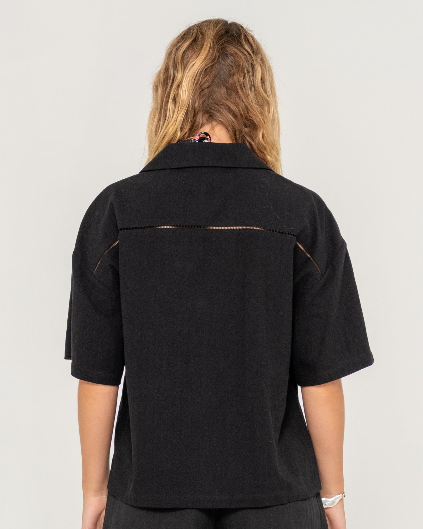 Camisa Rummer Has It Short Sleeve Black