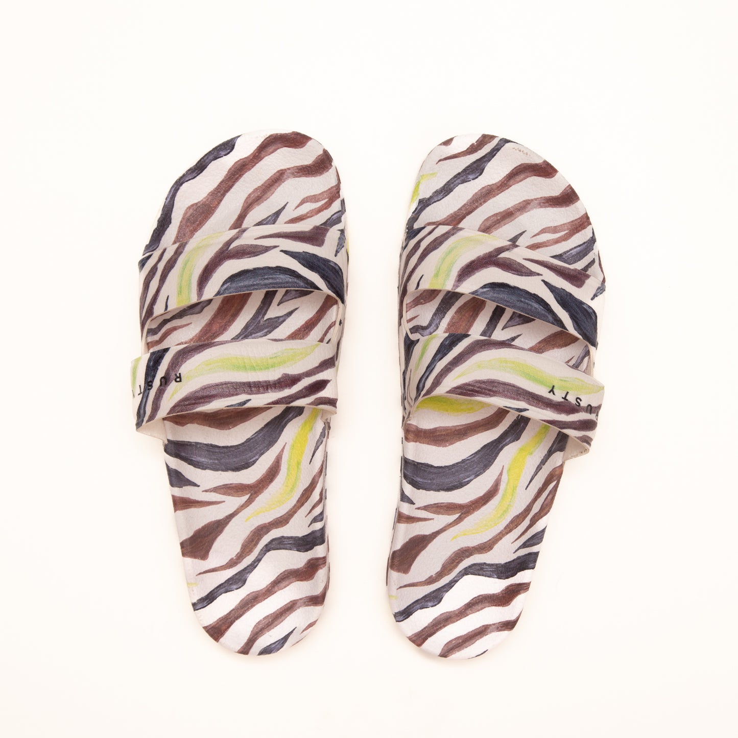 Ojotas Melrose Band Slide Ld Animal Print