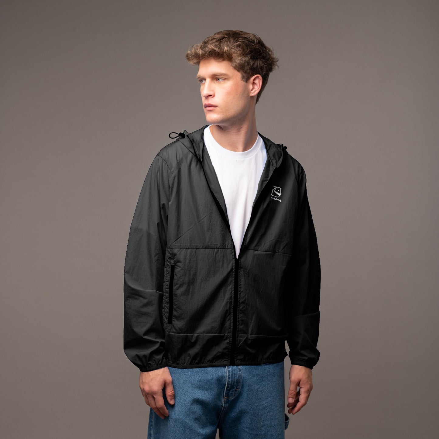 Campera Liviana Vermax Windbraker Black