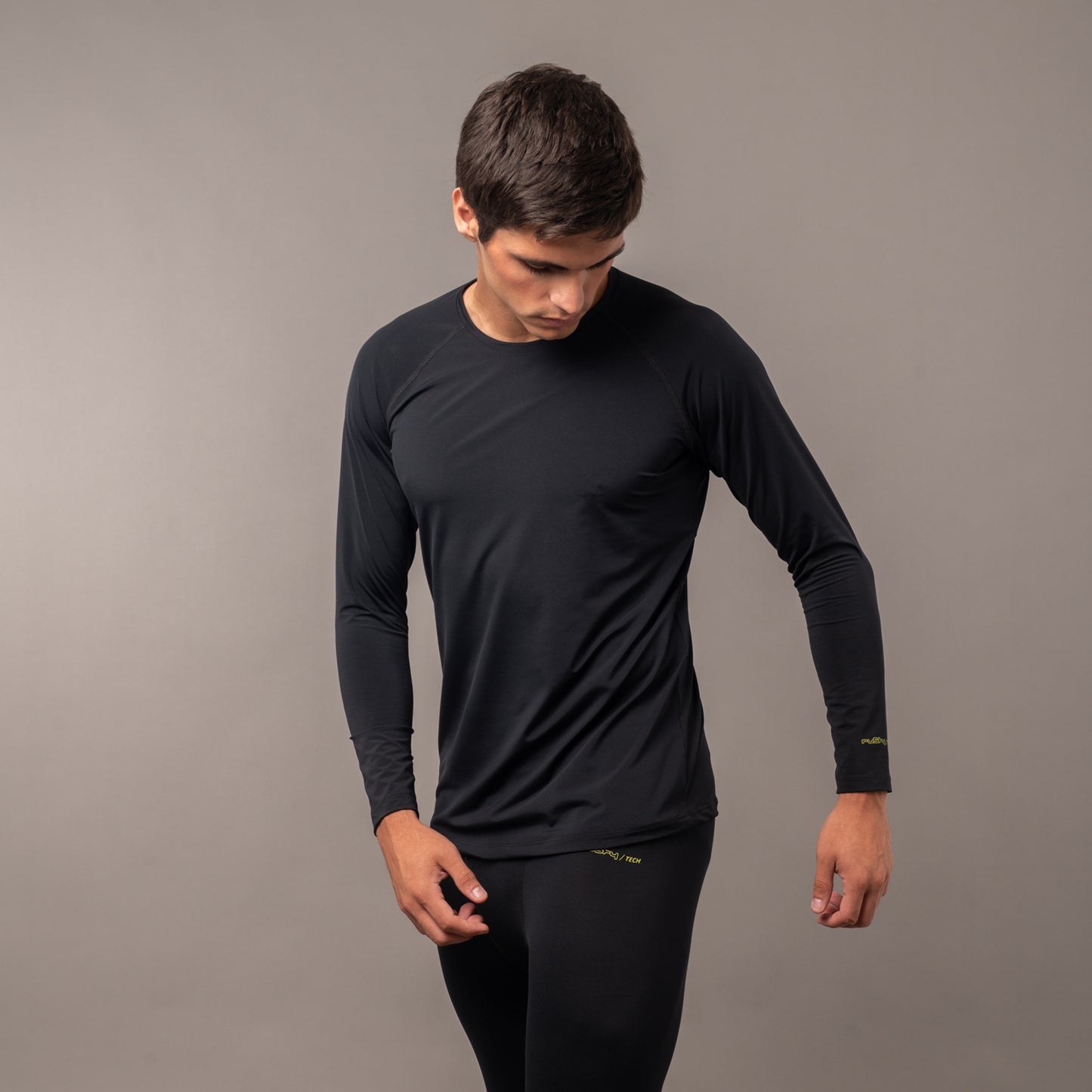 Remera Dragon Ls Thermal Black