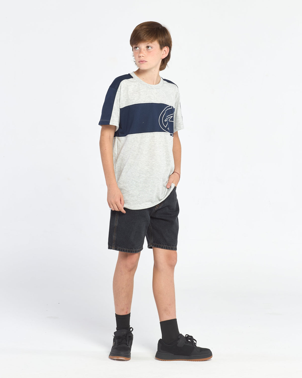 Remera Kill Switch Junior Grey Marle