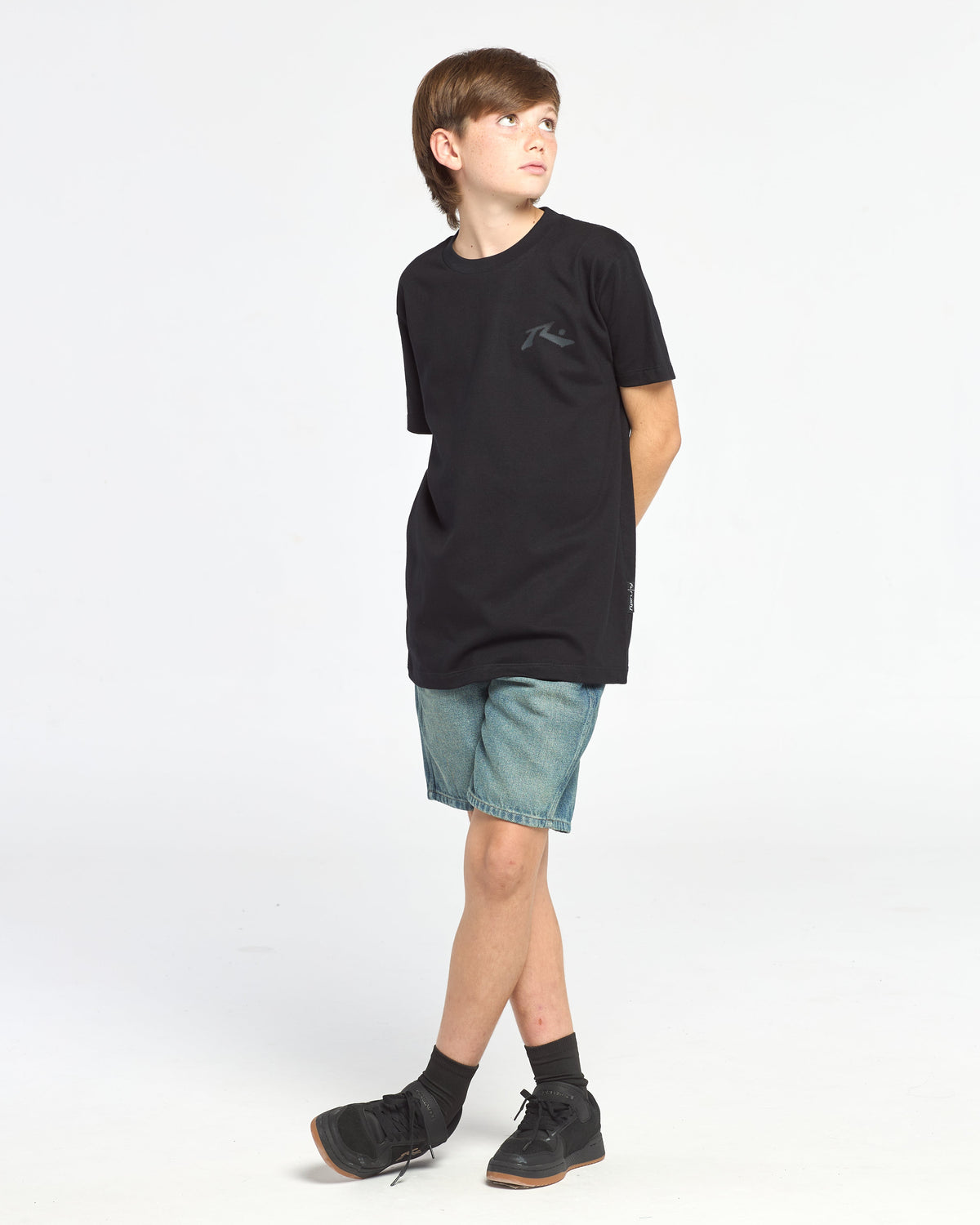Remera Competition X Serie 2 Junior Black/Grey