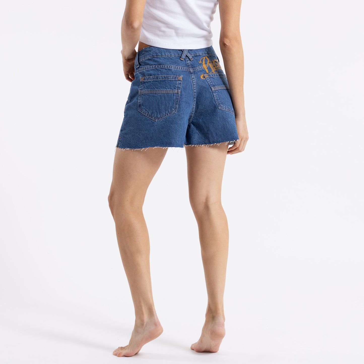 Short Risquet Flare Blue