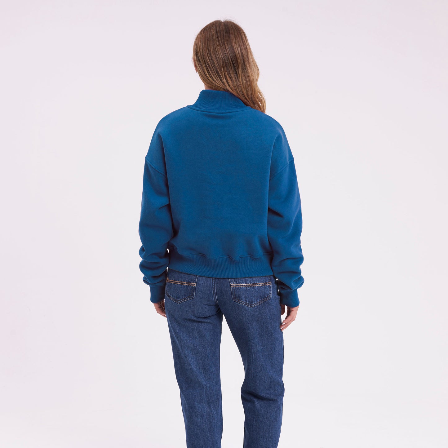 Buzo Bind Me Up Zip Atlantic Blue