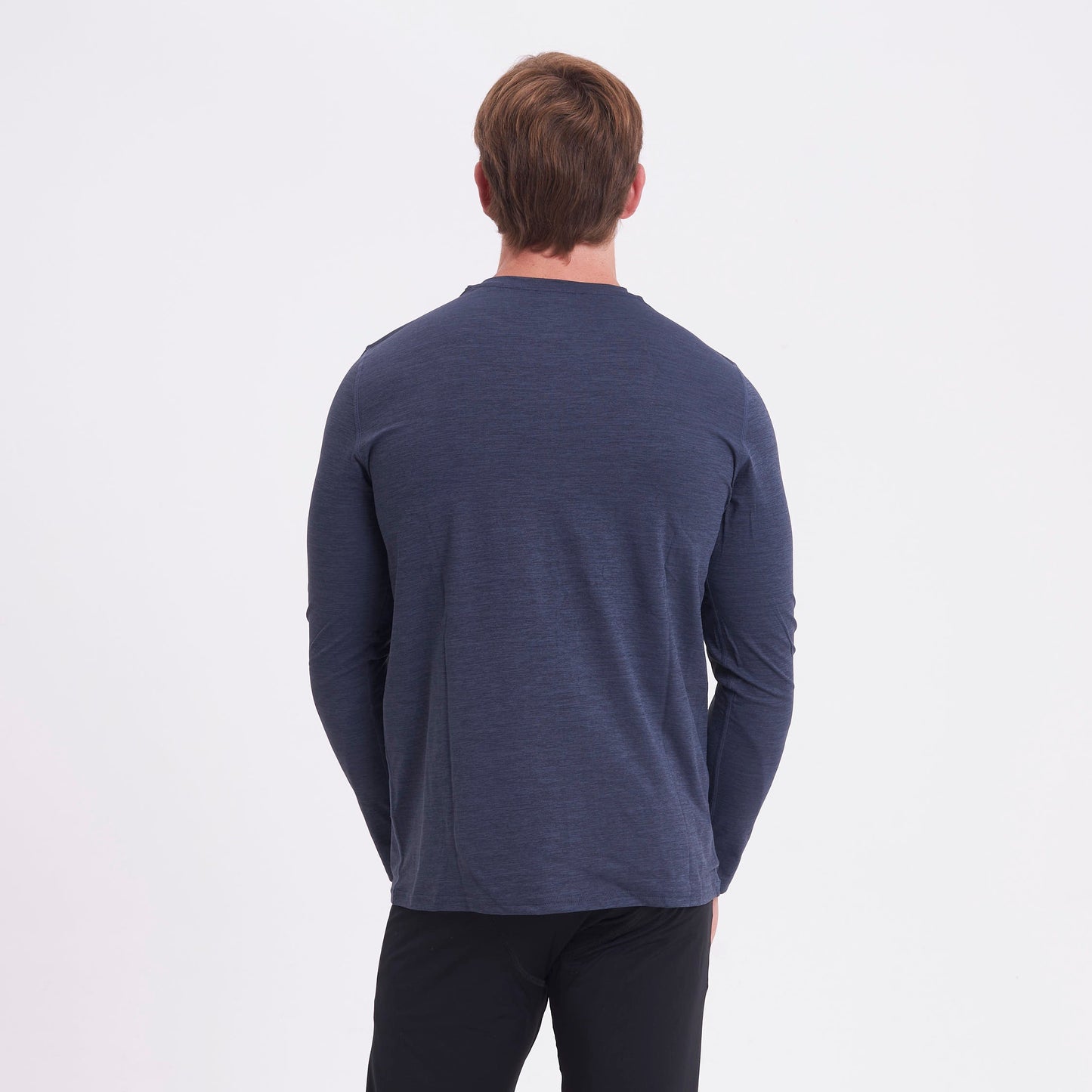 Remera Rusty Booser Baselayer Ls Black Marle