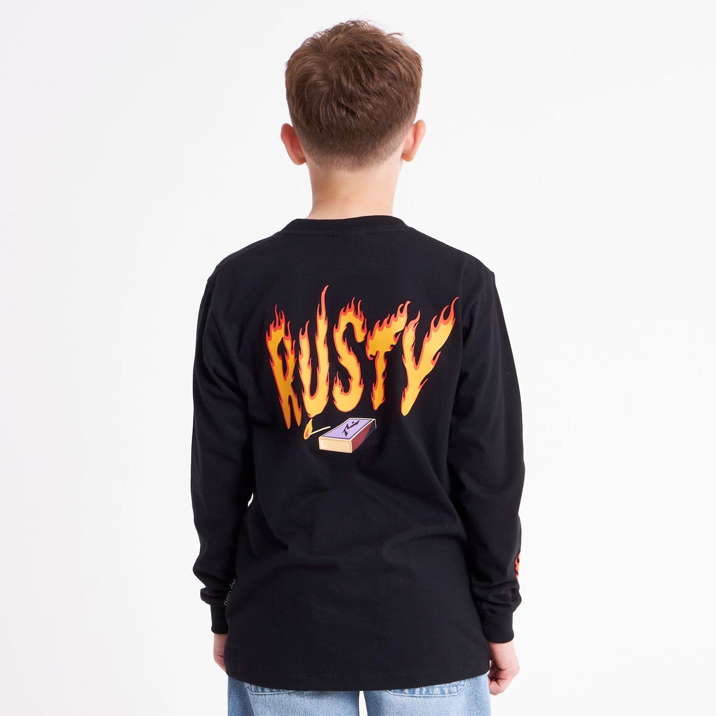 Remera On Fire Junior Black