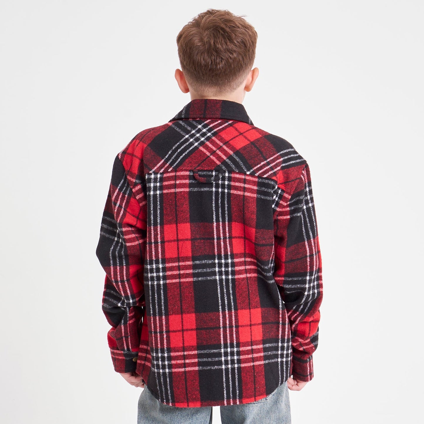 Camisa Galaxie Flannel Junior Red