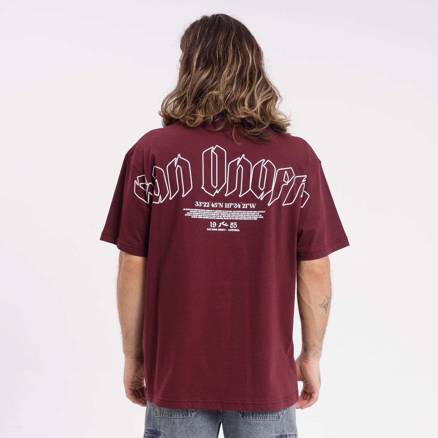 Remera San Onofre Burgundy