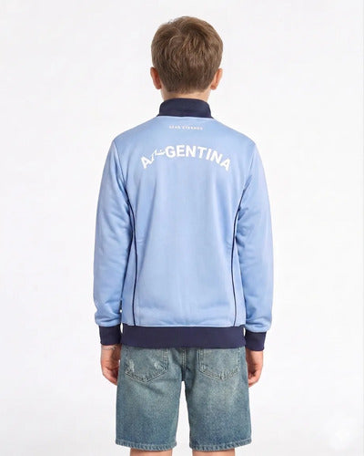 Campera Canguro Sean Eternos Junior Celeste