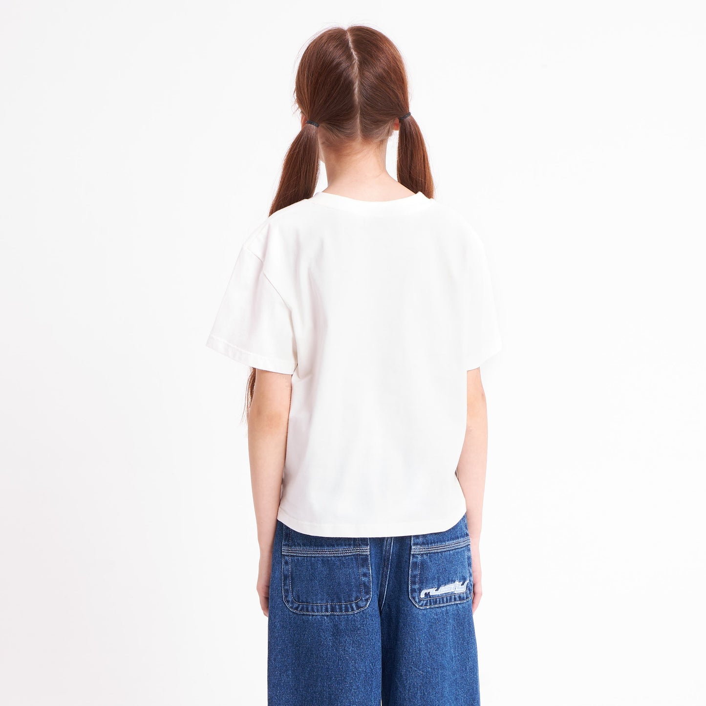 Remera Sporty Mini Girls White