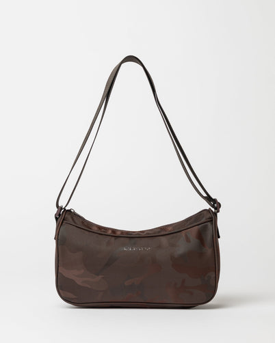 Cartera Stellar Nylon Camo Crossbody Bag Java