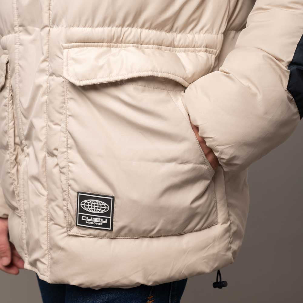 Campera Abrigo Storage Cream