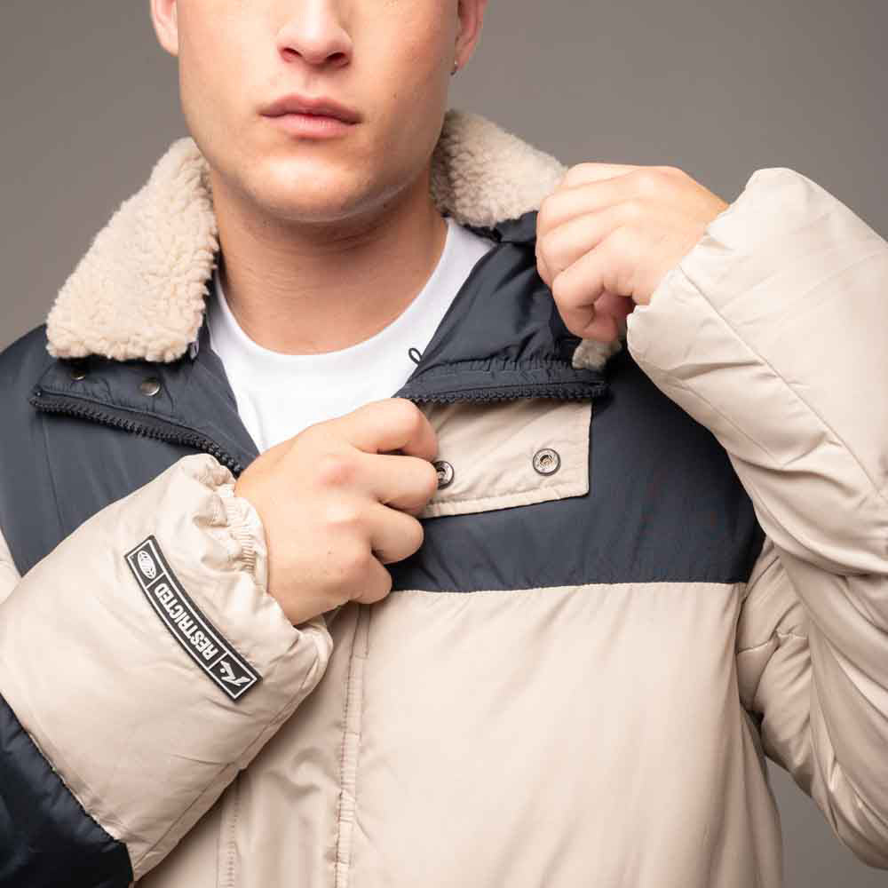 Campera Abrigo Storage Cream