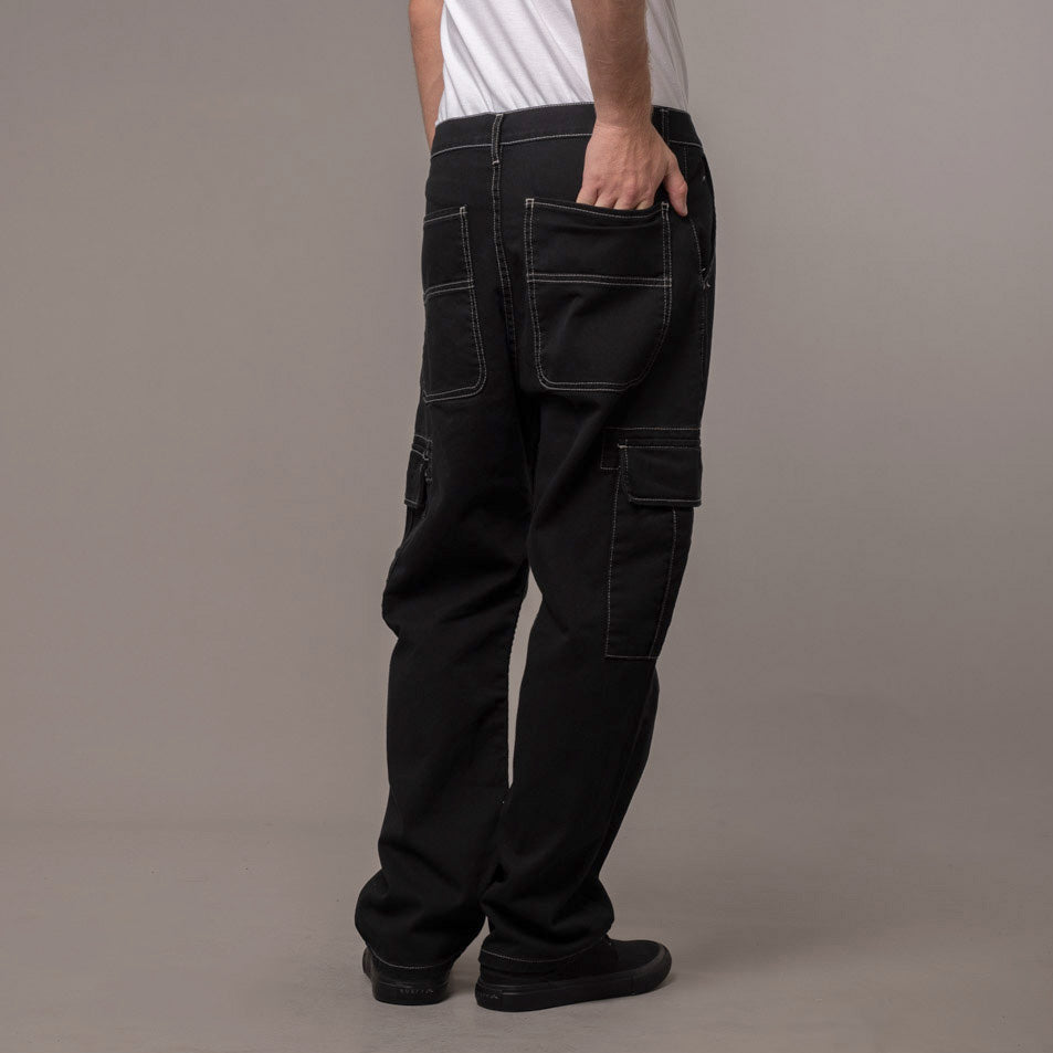 Jean Stranger Cargo Contrast Black