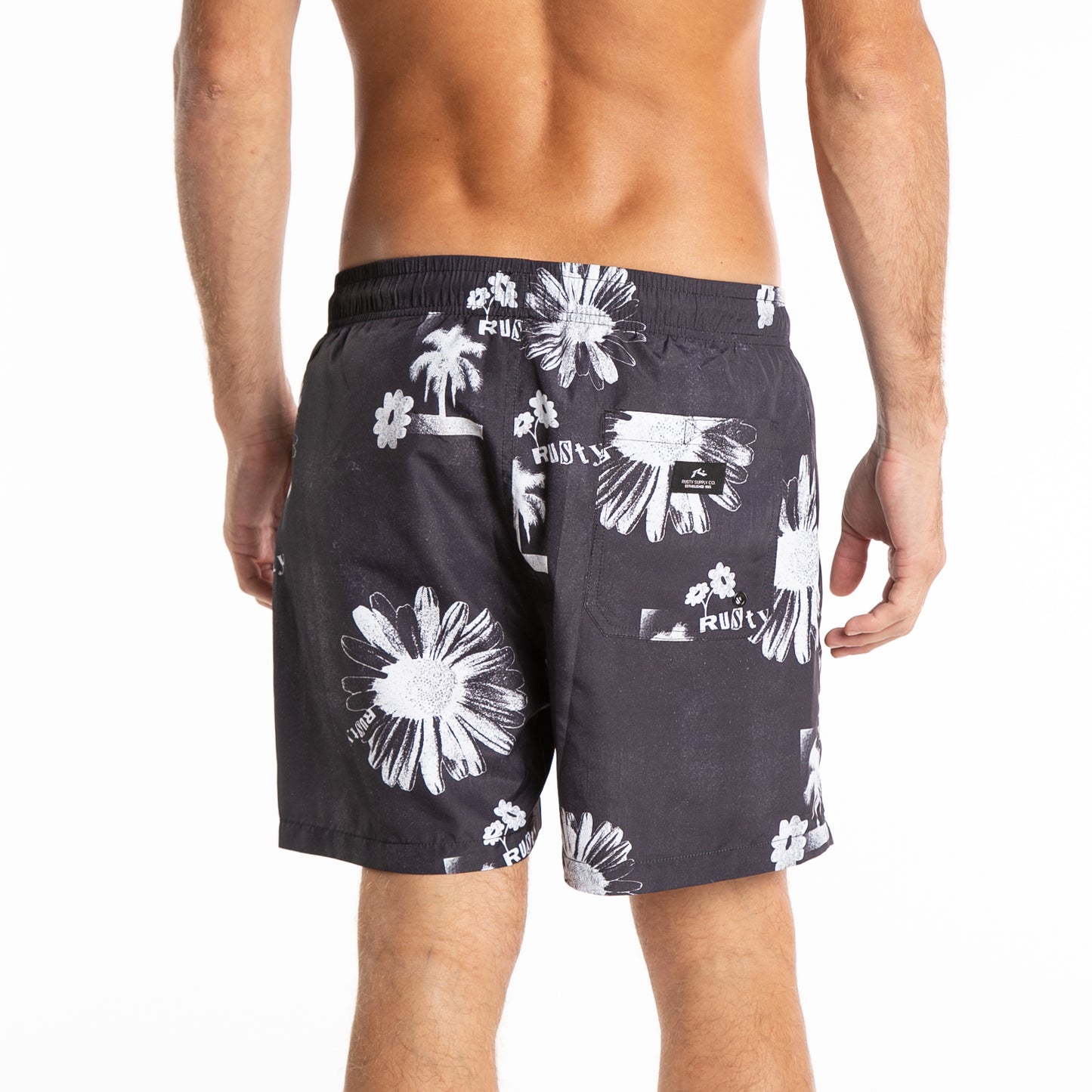 Short Surflower Black
