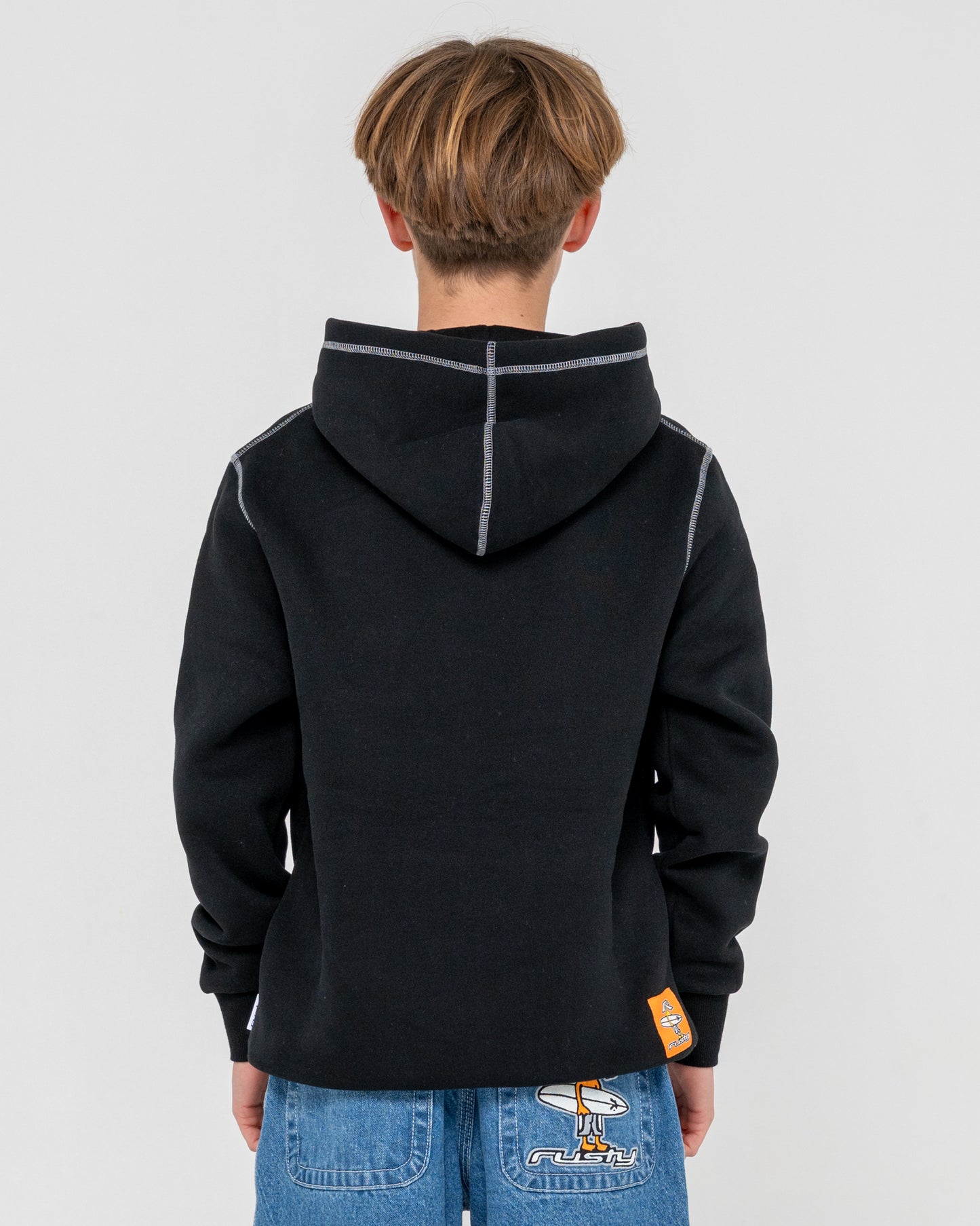 Canguro Dr. Dot Hooded Fleece Junior Black