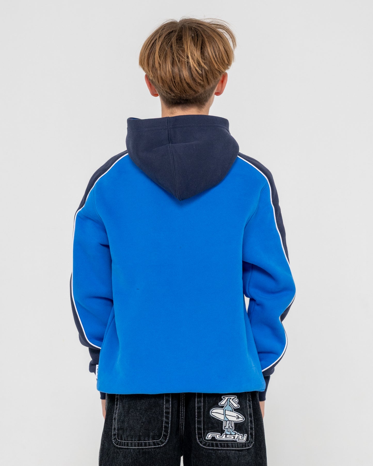 Canguro Panela Anderson 2.0 Hooded Fleece Junior Royal Blue