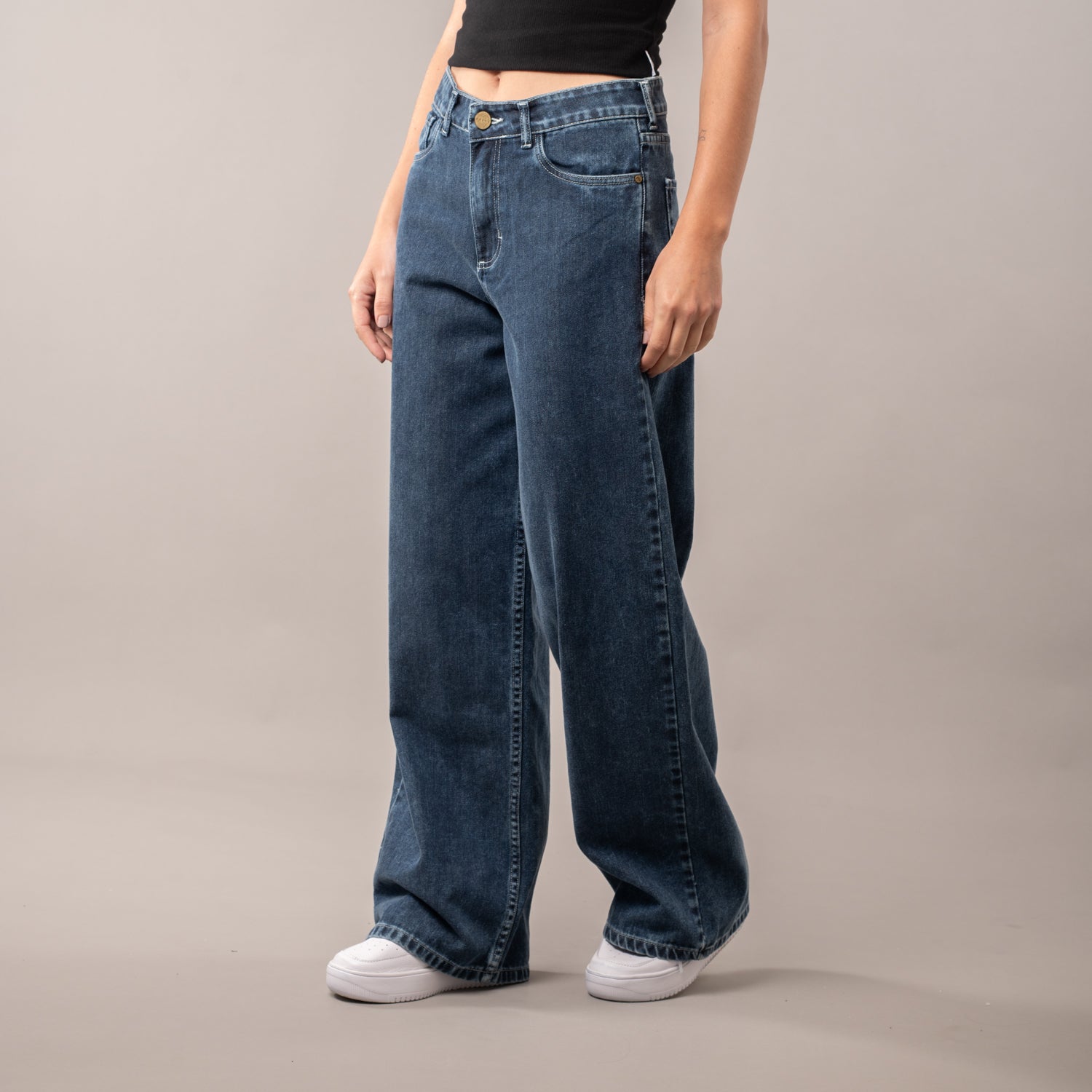 Jean Wendy Hi Rise Wide Leg Blue