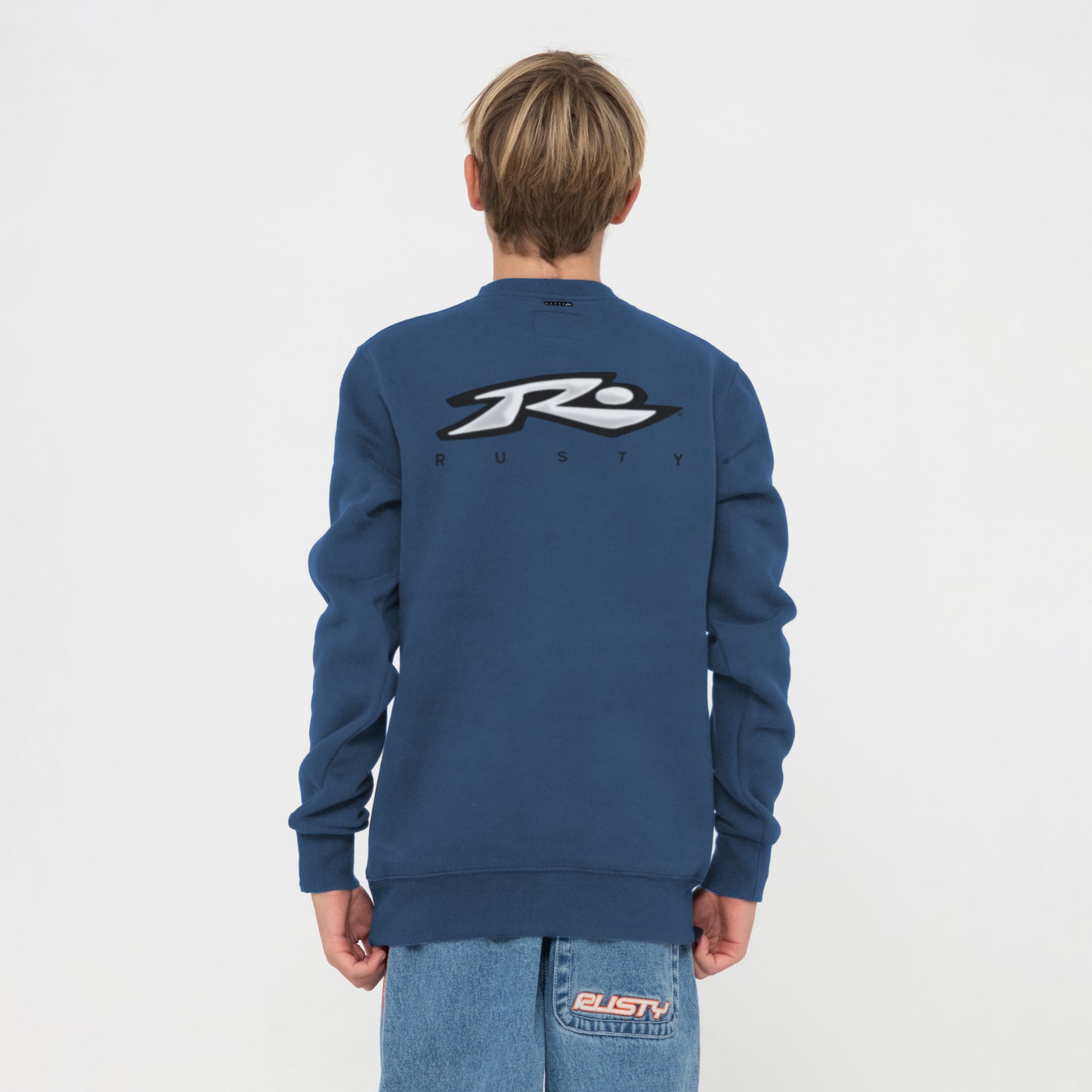 Buzo Rusty Registered Crew Jr Atlantic Blue
