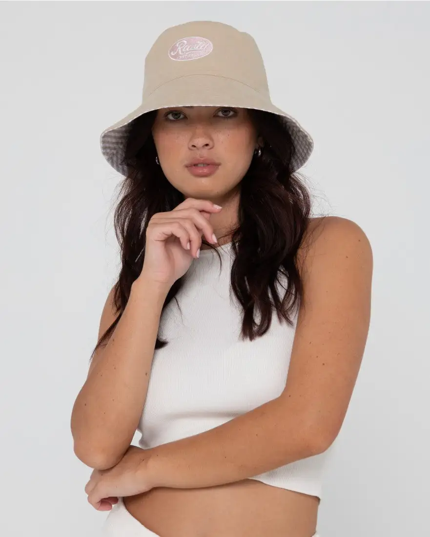 Pilusos Vacay Time Reversible Bucket* Oatmeal